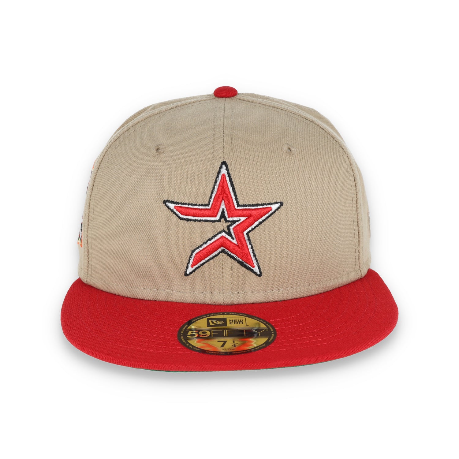 New Era Houston Astros 50th Anniversary Patch 59FIFTY Fitted Khaki Hat