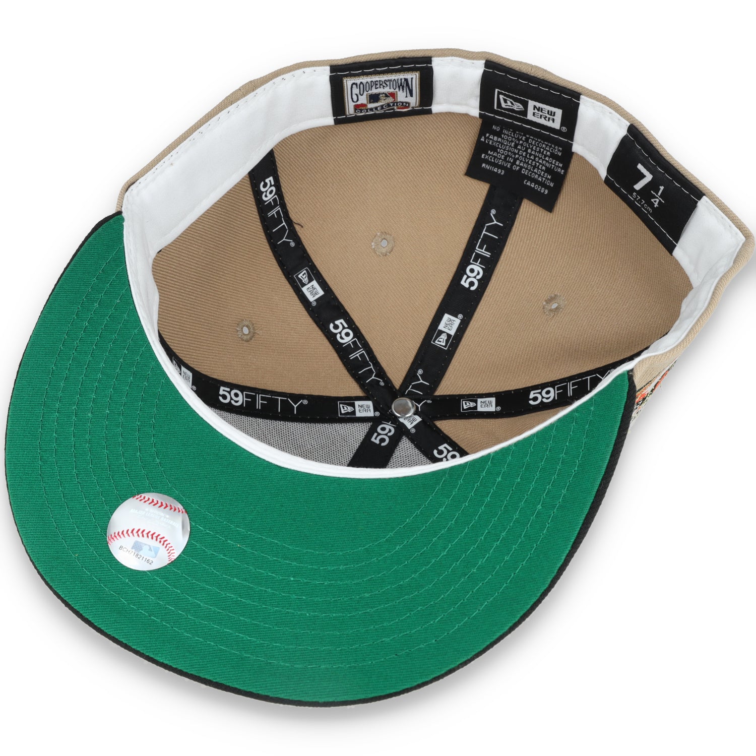 New Era San Francisco Giants 2000 Inaugural Season Side Patch 59FIFTY Fitted Khaki Hat