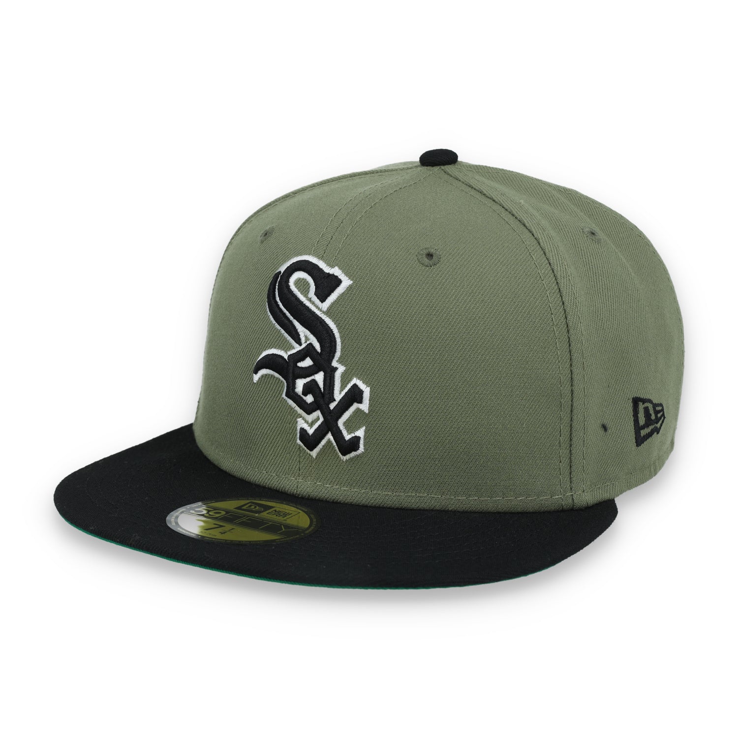 New Era Chicago White Sox All Star Side Patch 59FIFTY Fitted Hat- Olive Green