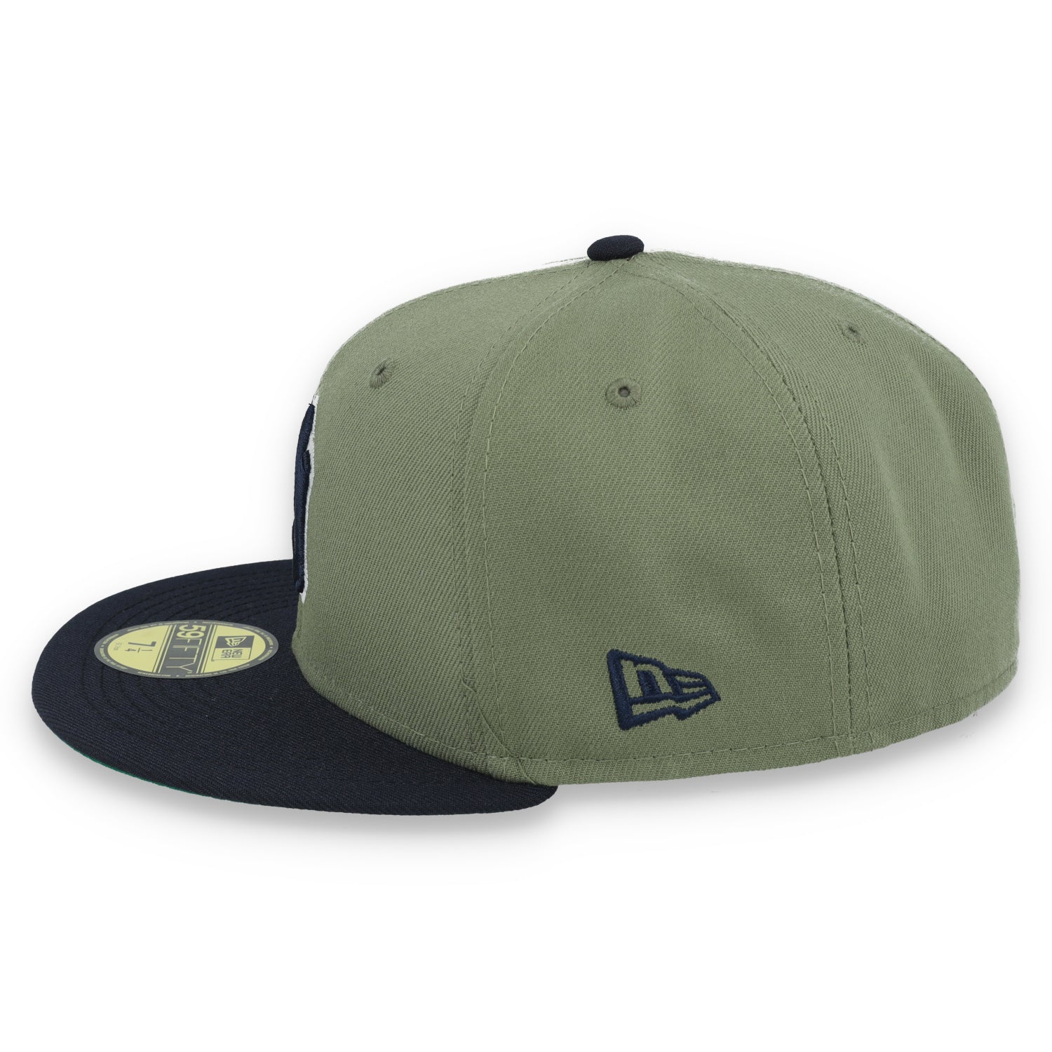 New Era New York Yankees 100th Anniversary Side Patch 59FIFTY Fitted Hat- Olive Green