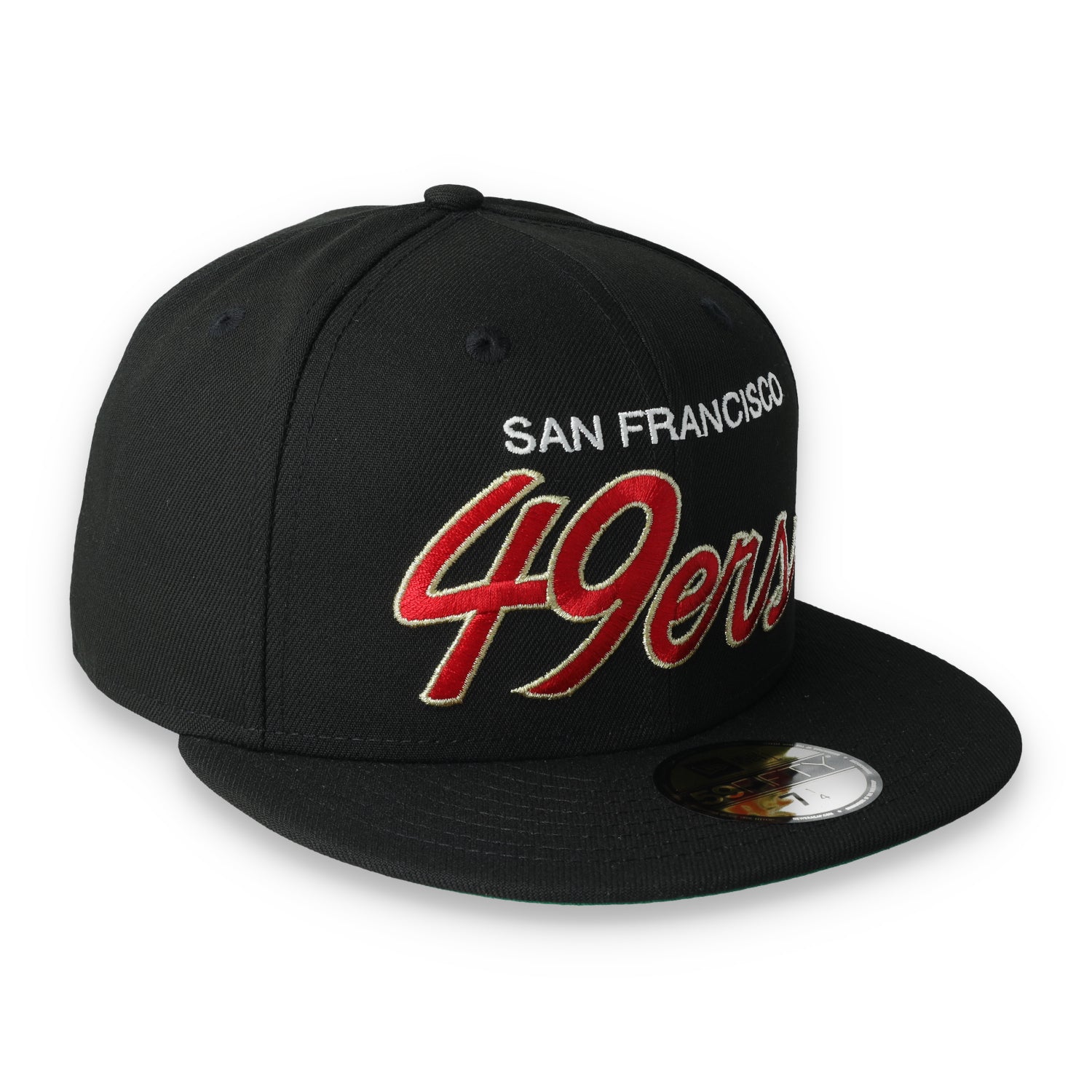 Exclusive San Francisco 49ers Official 59FIFTY Fitted HAT-BLACK