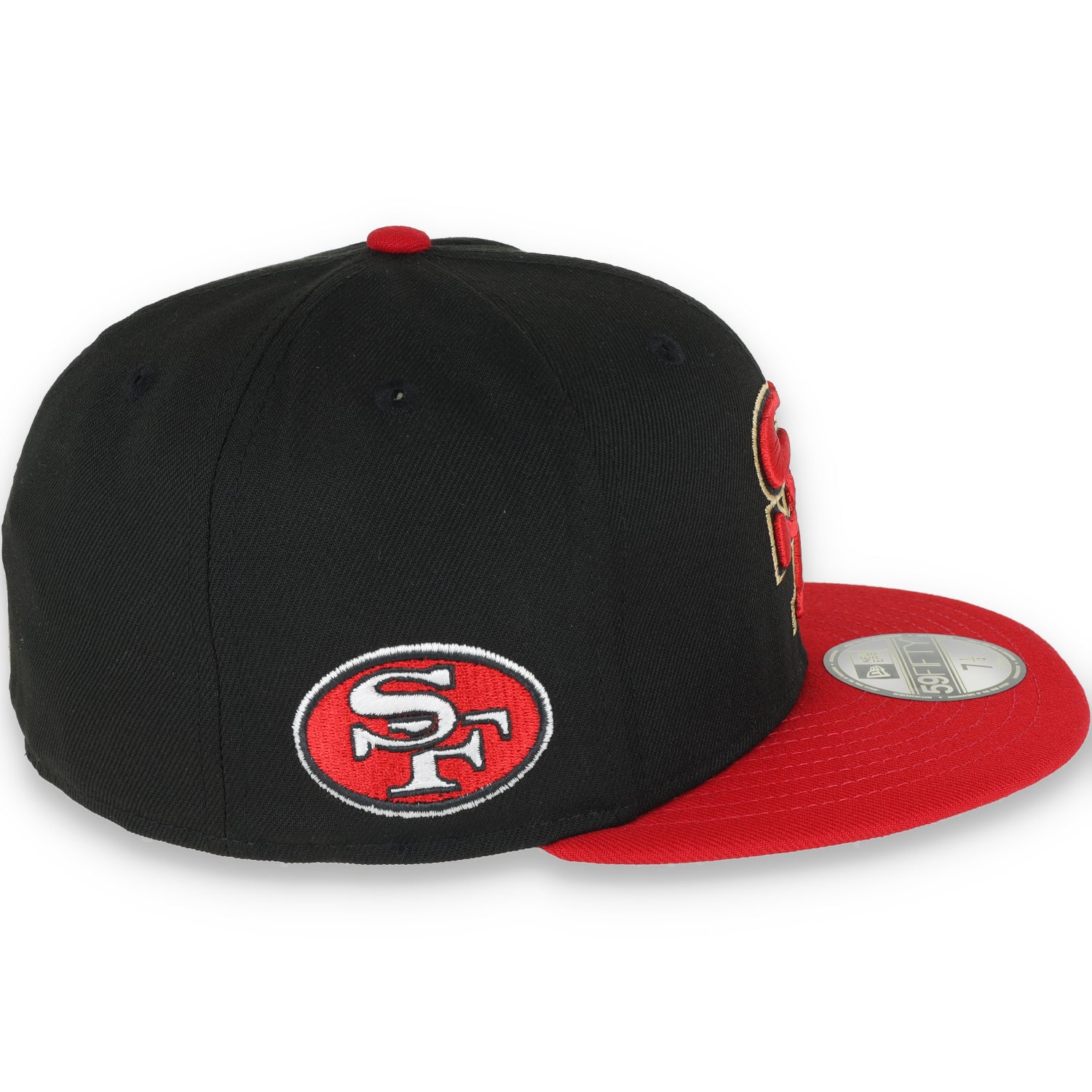 Exclusive San Francisco 49ers Official 59FIFTY Fitted HAT-SCARLET/BLACK