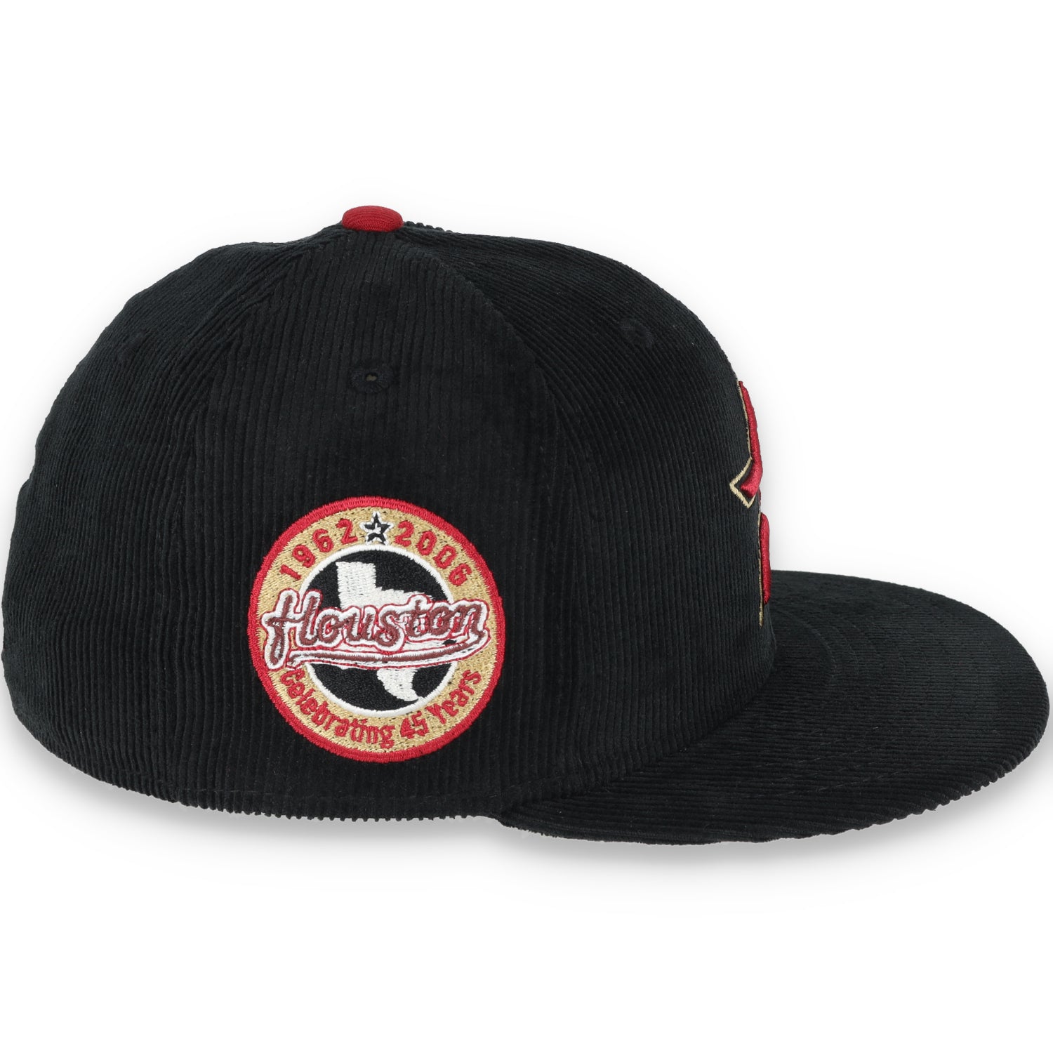 New Era Houston Astros 45th Anniversary Side Patch 59fifty Fitted Cap-