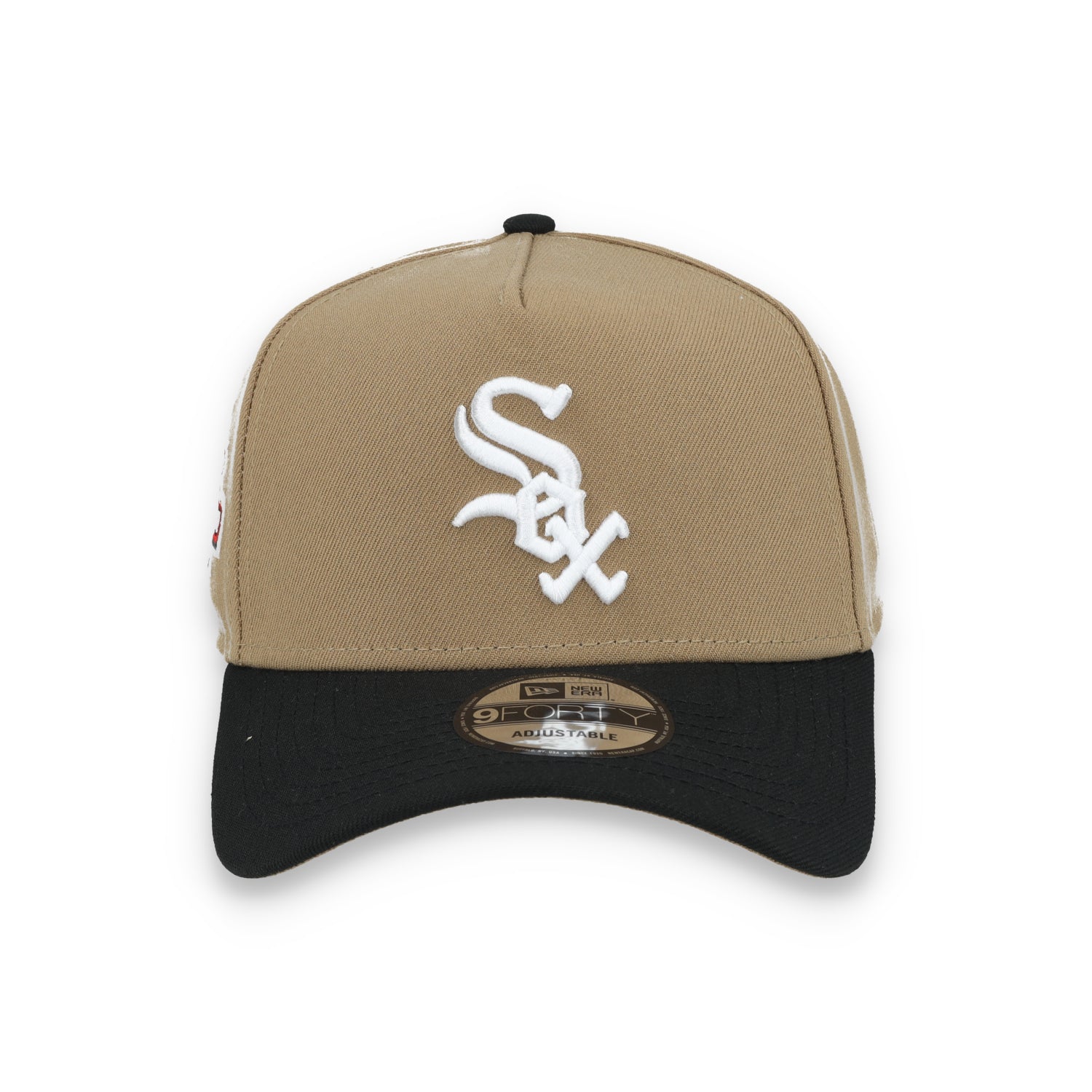 New Era Chicago White Sox 2003 All Star Side Patch A Frame 9FORTY Adjustable Hat-Khaki