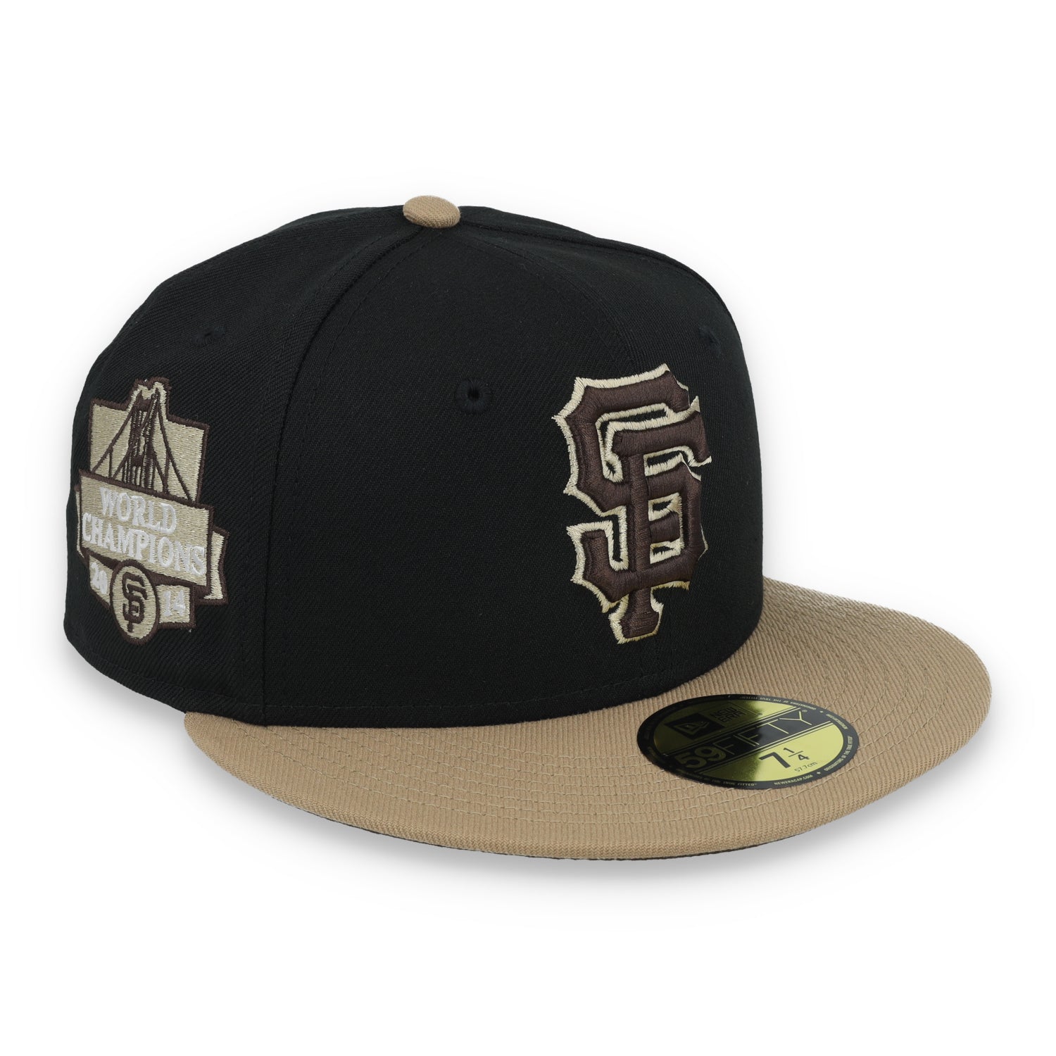 New Era San Francisco Giants 2014 World Series Side Patch 59IFTY Fitted Hat-Black