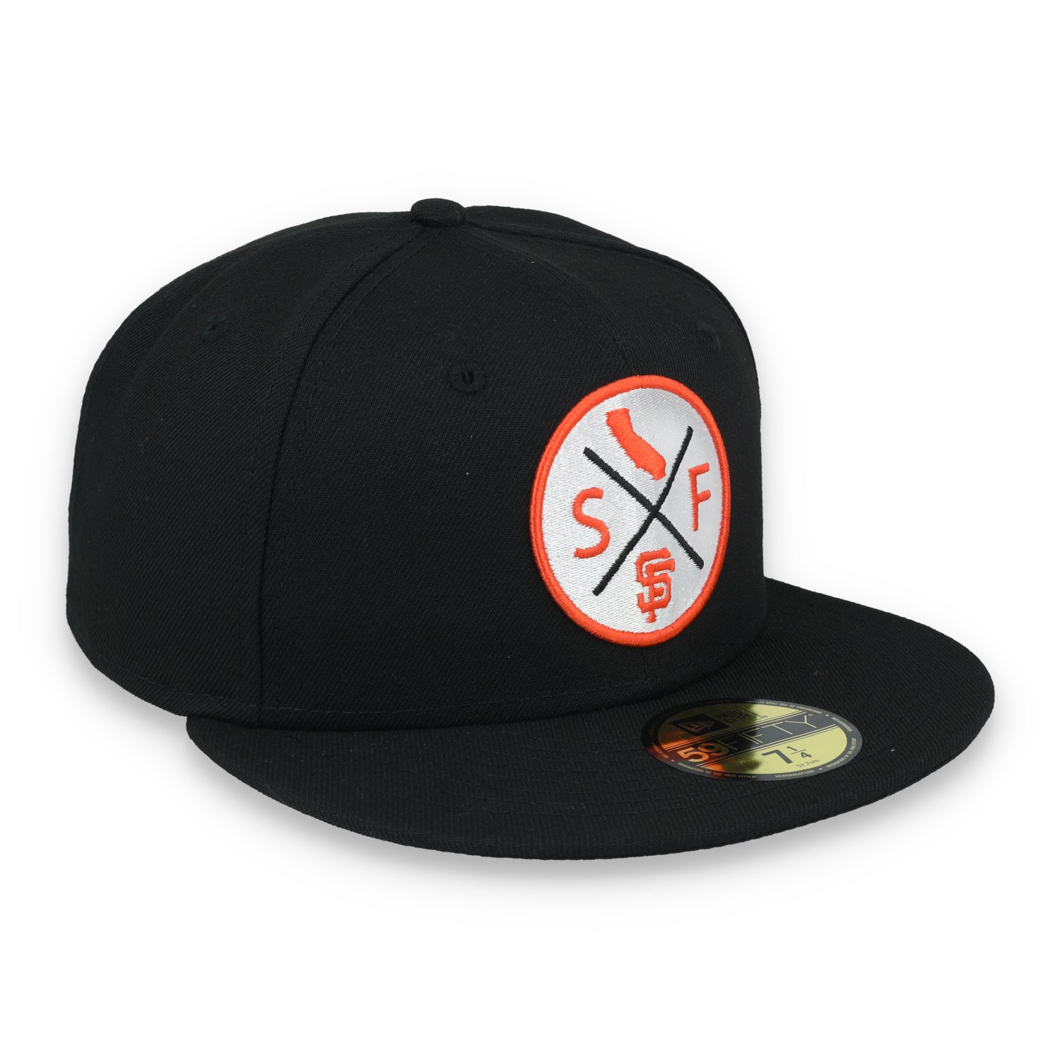 New Era San Francisco Giants 4X Logo 59IFTY Fitted Hat-Black