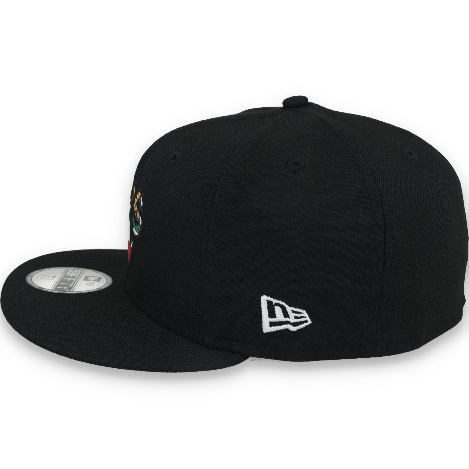 New Era Oakland Athletics 1974 World Series Side Patch CA Bear 59FIFTY Fitted Hat-Black