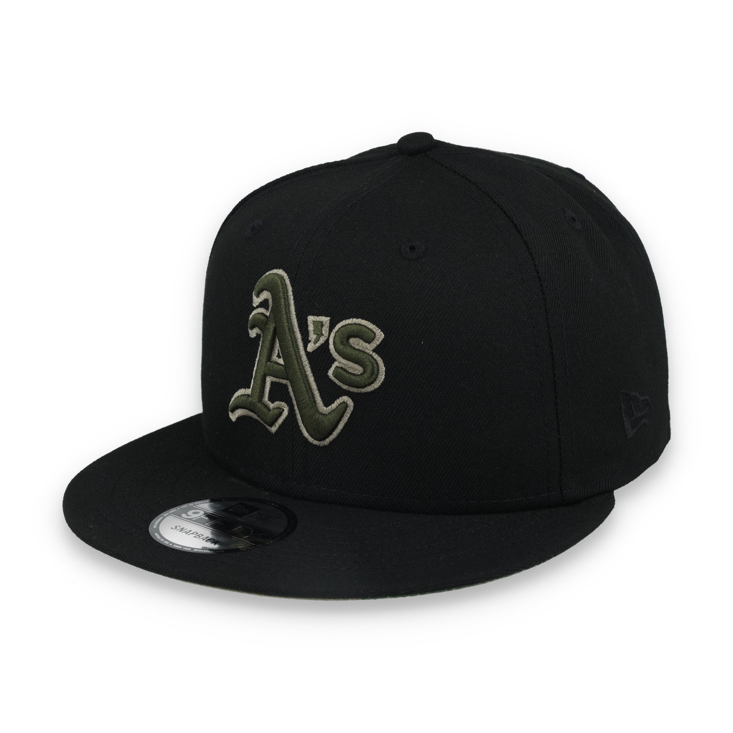 New Era Oakland Athletics 9FIFTY Snapback Hat-BLK