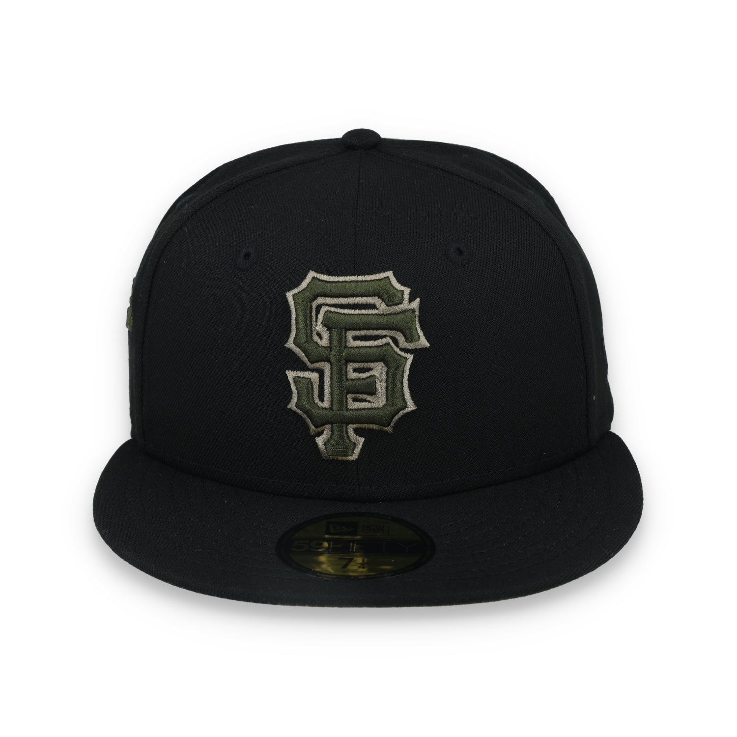 New Era San Francisco Giants Side Script 59FIFTY FITTED HAT-BLK WOOD