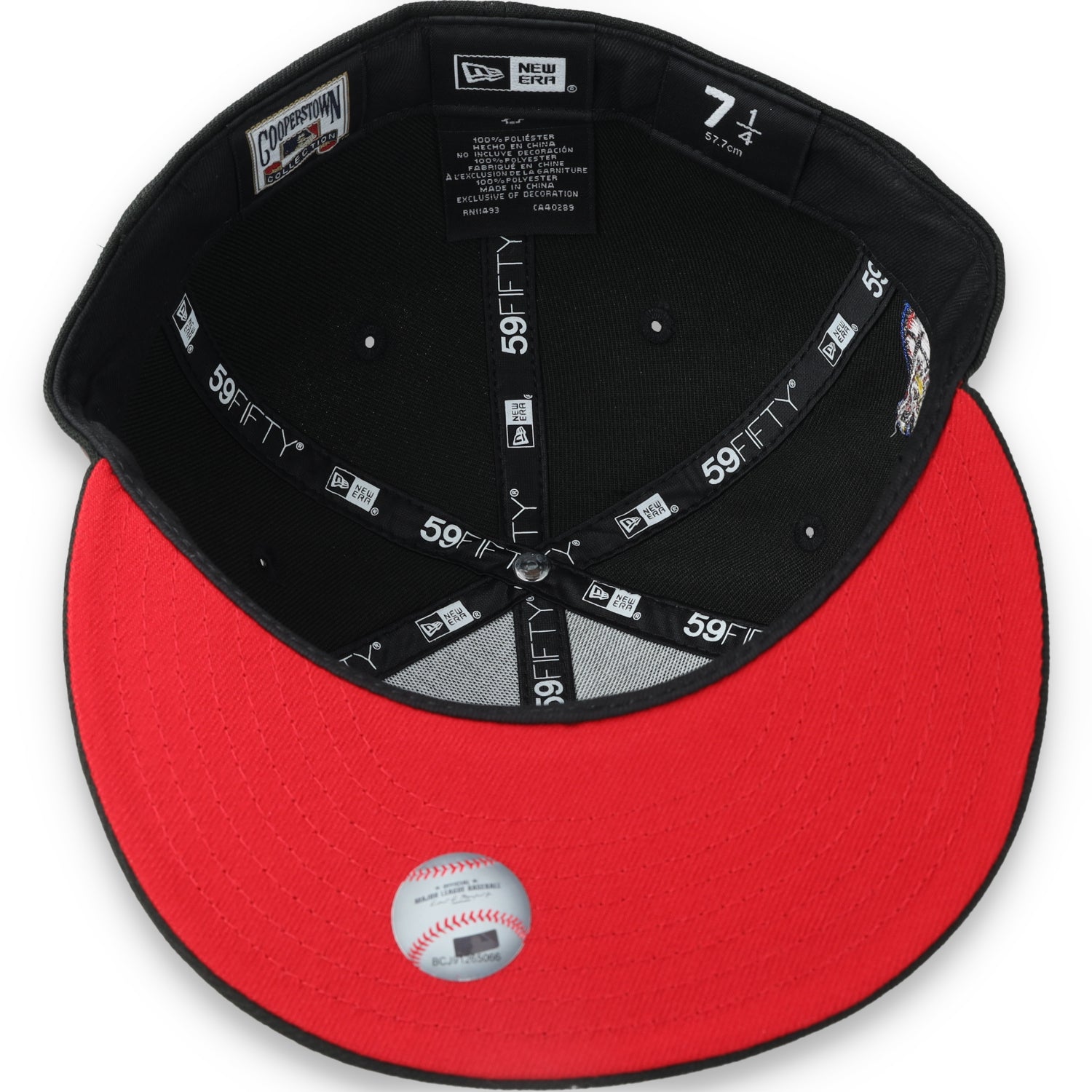 New Era St. Louis Cardinals 2006 World Series Side Patch 59FIFTY Fitted Hat-Metallic Grey/Black