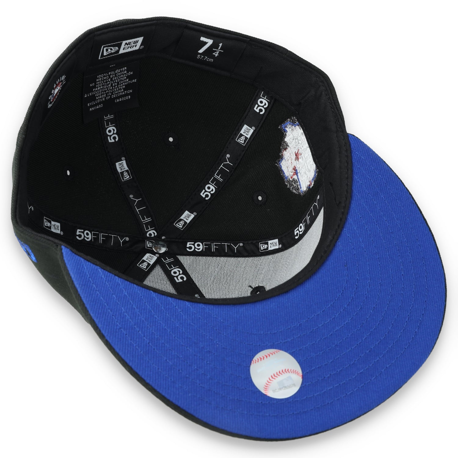 New Era Texas Rangers 2024 All Star Game Side Patch 59FIFTY Fitted Hat-Metallic Grey/Black