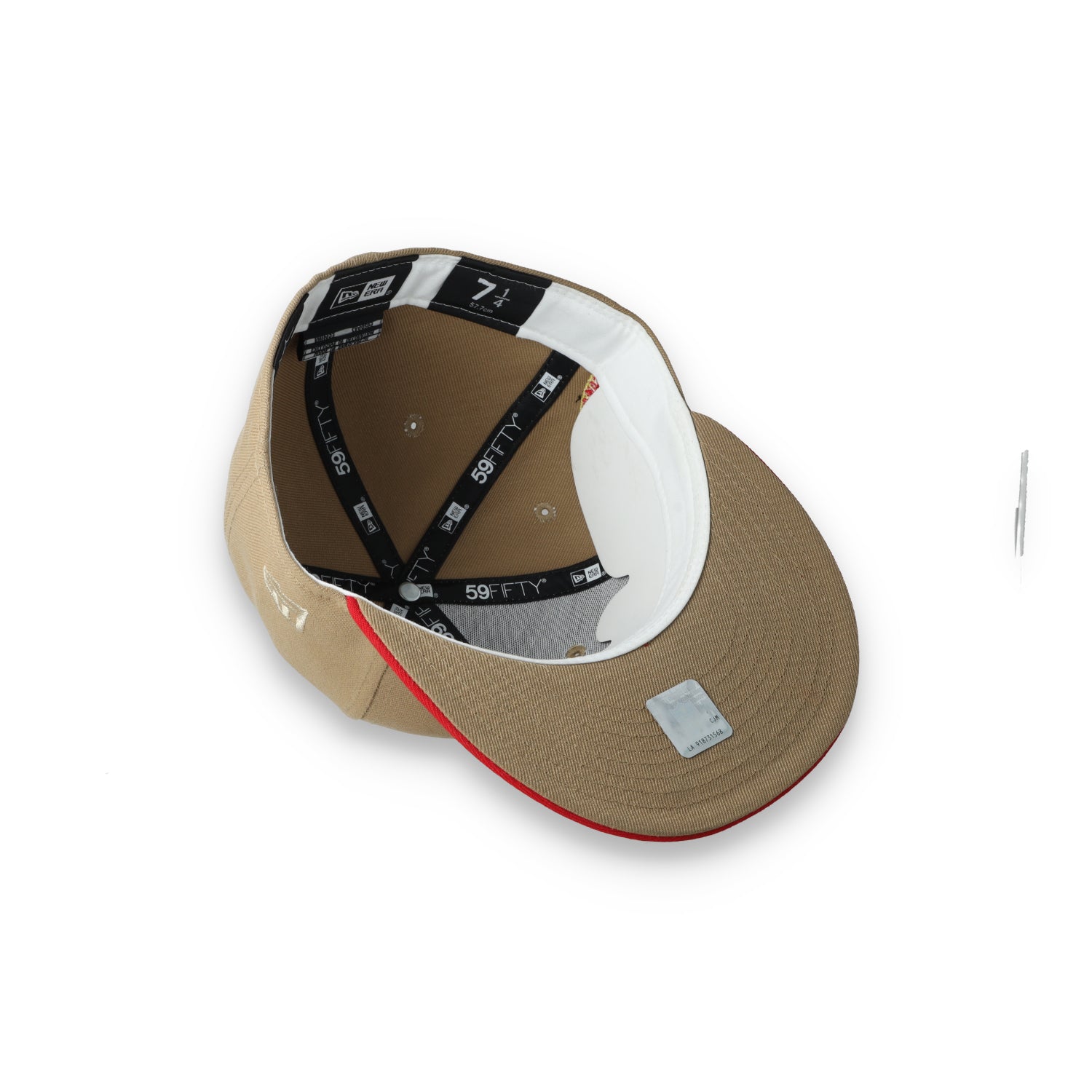 Exclusive San Francisco 49ers 40th Anniversary Side Patch 59FIFTY Fitted Hat- Khaki