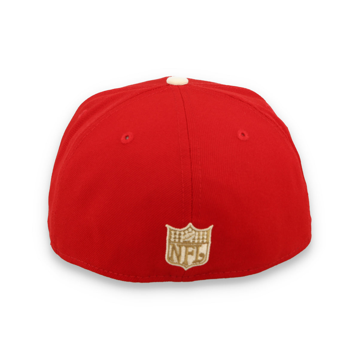 NEW ERA SAN FRANCISCO 49ERS "70 YEARS" SIDE PATCH 59FIFTYFITTED - RED/CREAM