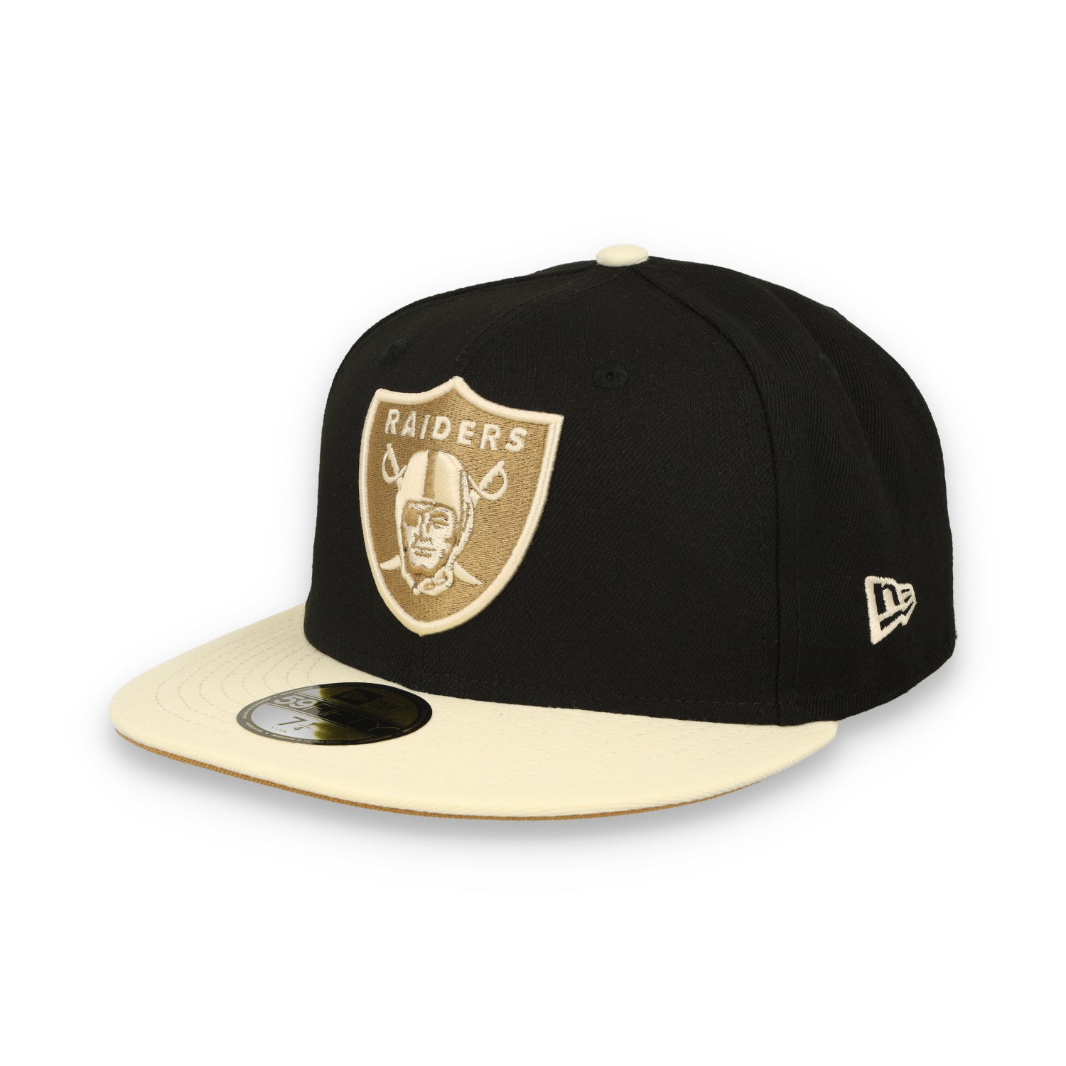 NEW ERA LAS VEGAS RAIDERS "50 YEARS" SIDE PATCH 59FIFTYFITTED - RED/CREAM