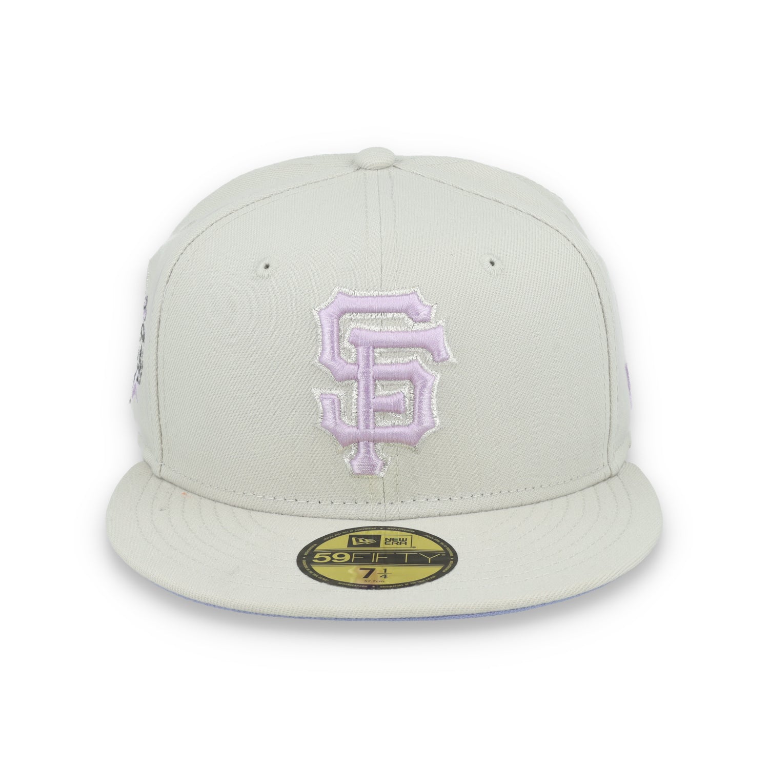 New Era San Francisco Giants Floral Side Patch 59FIFTY Fitted Hat-Stone/Lavender