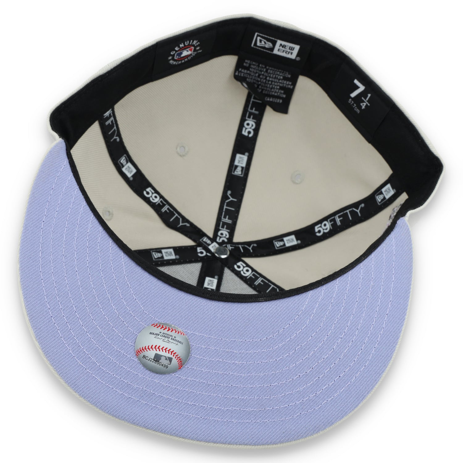 New Era San Francisco Giants Floral Side Patch 59FIFTY Fitted Hat-Stone/Lavender