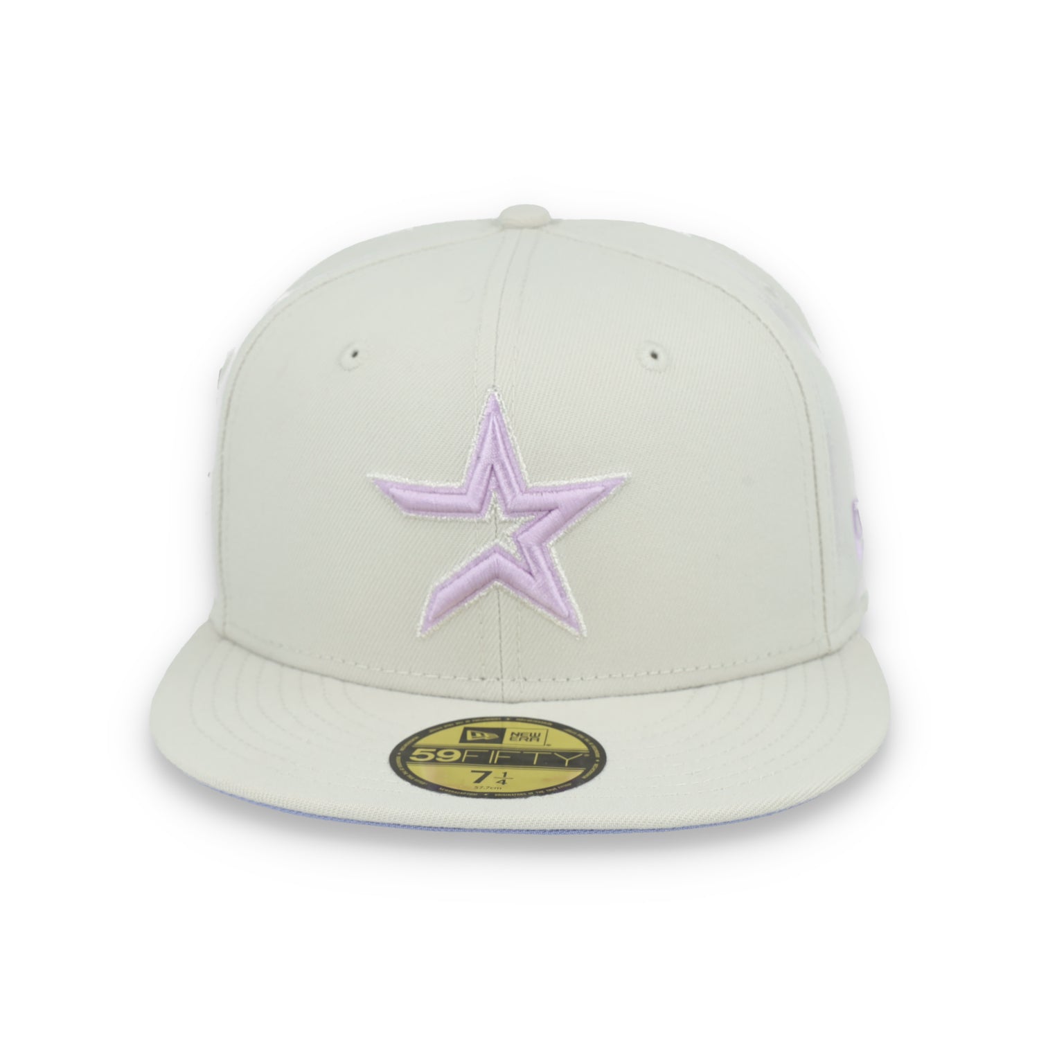 New Era Houston Astros Floral Side Patch 59FIFTY Fitted Hat-Stone/Lavender