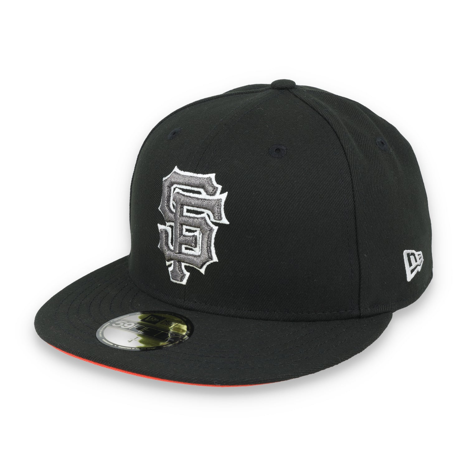 New Era San Francisco Giants 2012 World Series Side Patch 59FIFTY Fitted Hat-Metallic Grey/Black