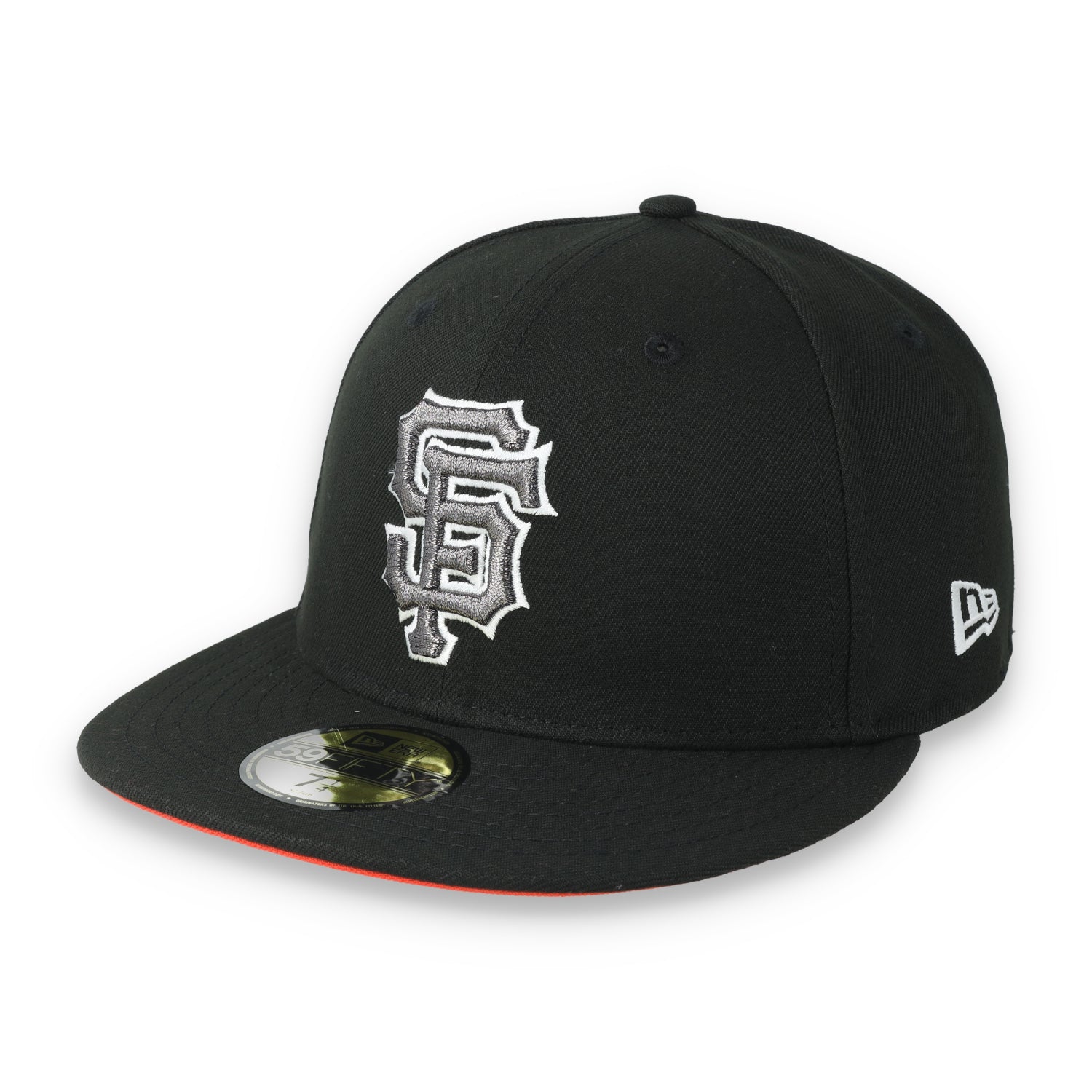 New Era San Francisco Giants 2012 World Series Side Patch 59FIFTY Fitted Hat-Metallic Grey/Black