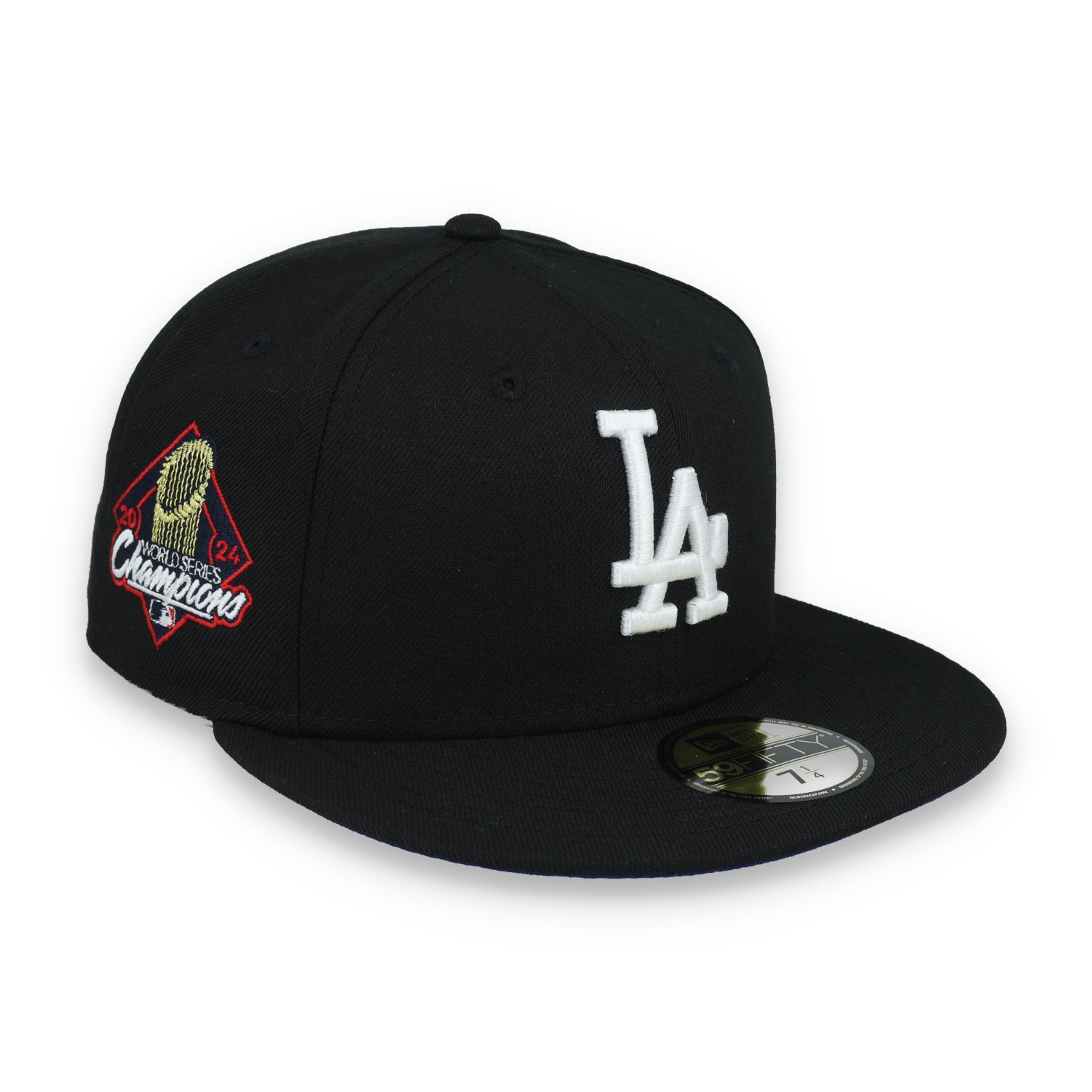 New Era Los Angeles Dodgers 2024 World Series Champions 59FIFTY Fitted Hat-Black