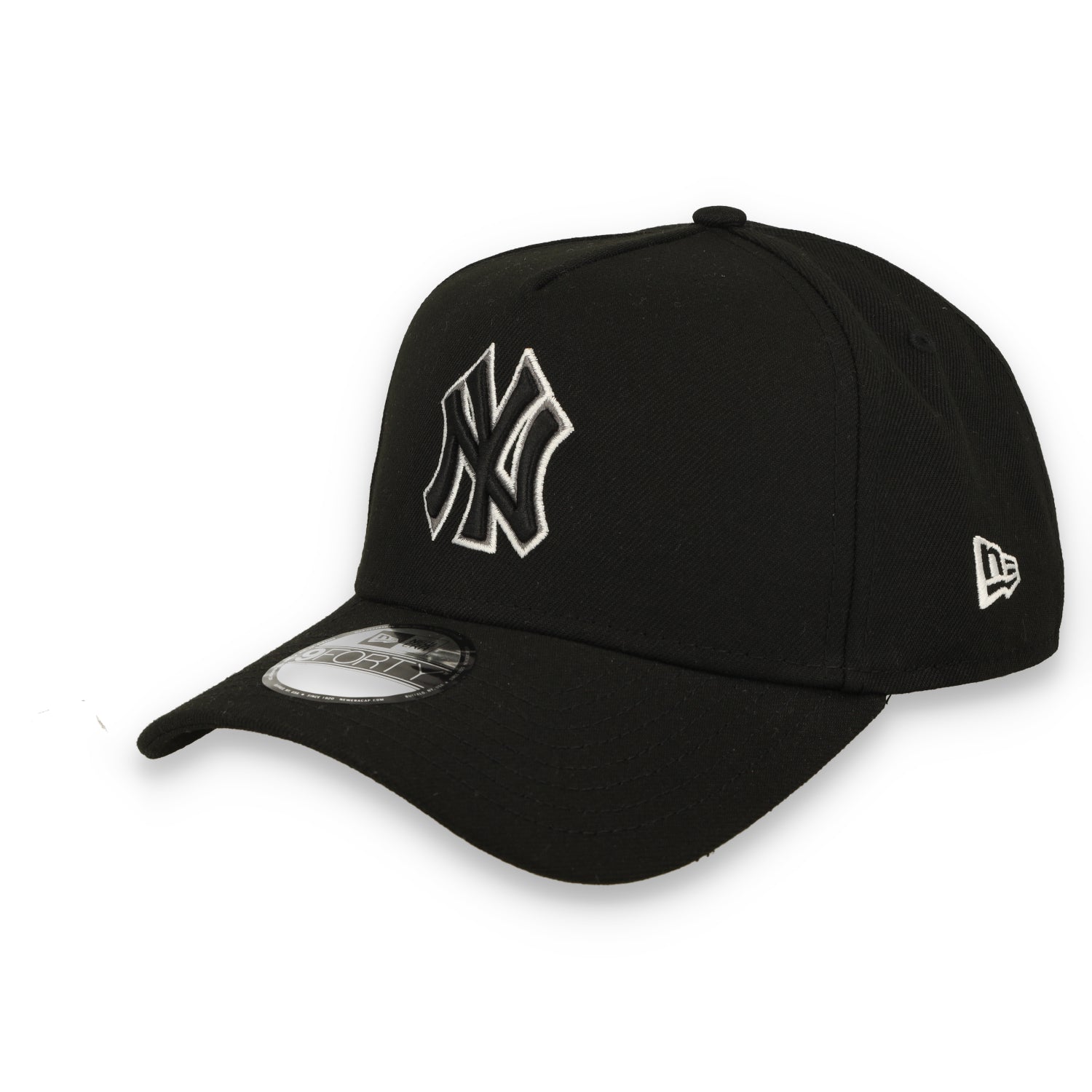 New Era New York Yankees 1999 World Series Side Patch A Frame 9FORTY Adjustable Hat-Black/White