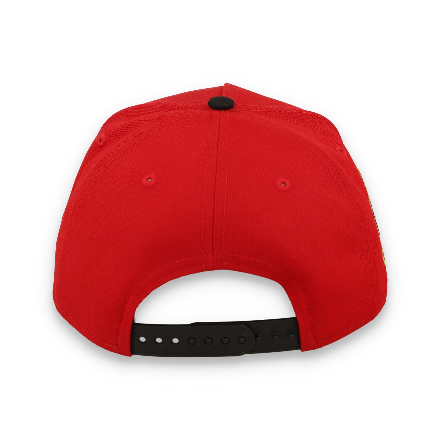 NEW ERA 49ER 60TH SEASON SIDE PATCH  9-FORTY A-FRAME SNAPBACK-RED/BLACK