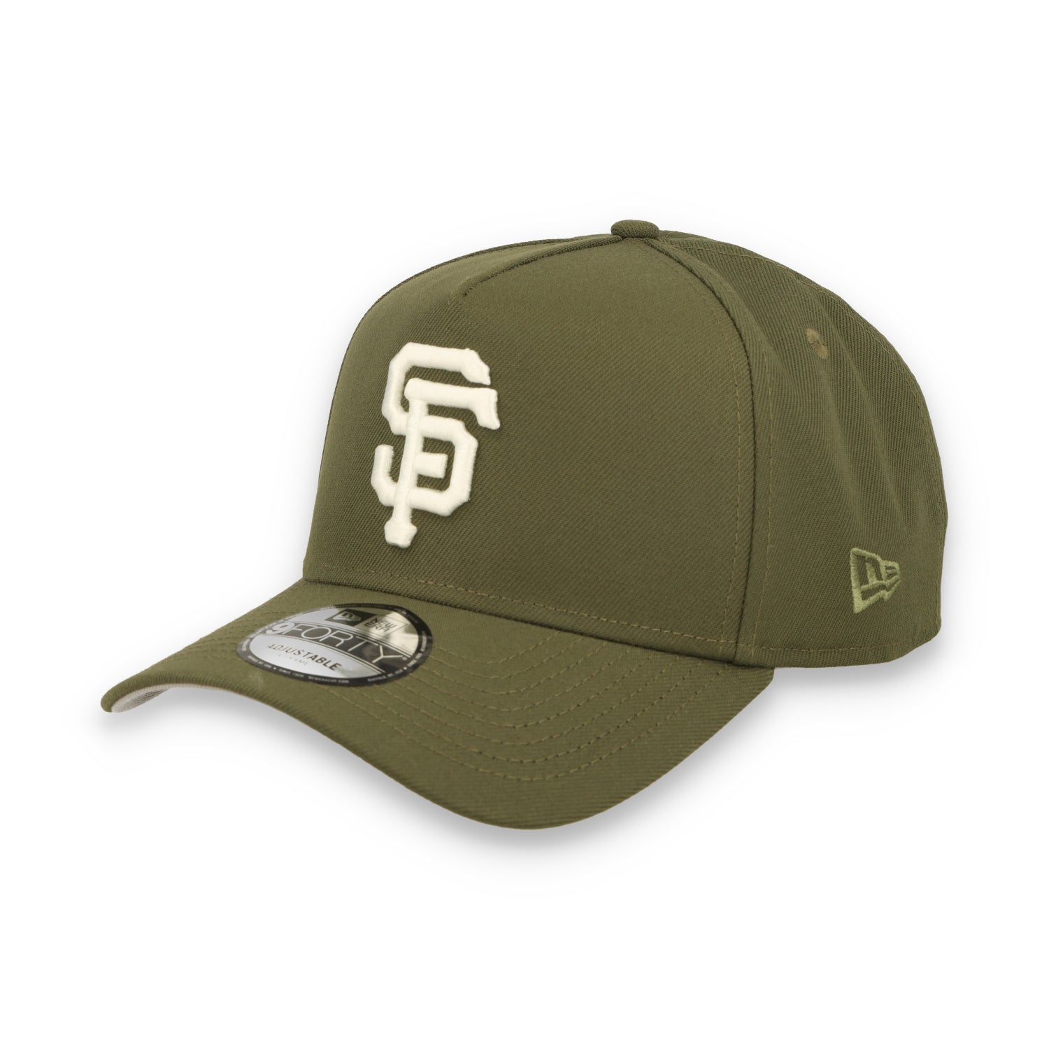New Era San Francisco Giants 2010 World Series 9FORTY A-Frame Snapback Hat-New Olive