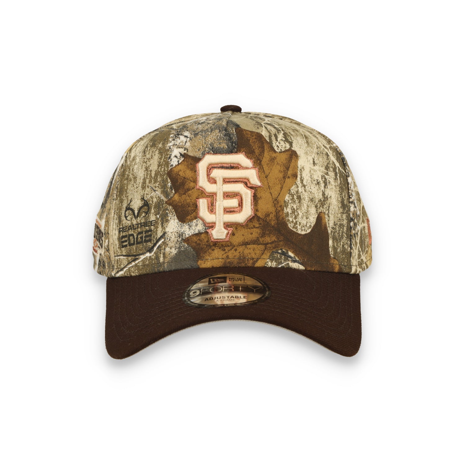New Era San Francisco Giants 2014 World Series Real Tree 9FORTY A-Frame Snapback Hat