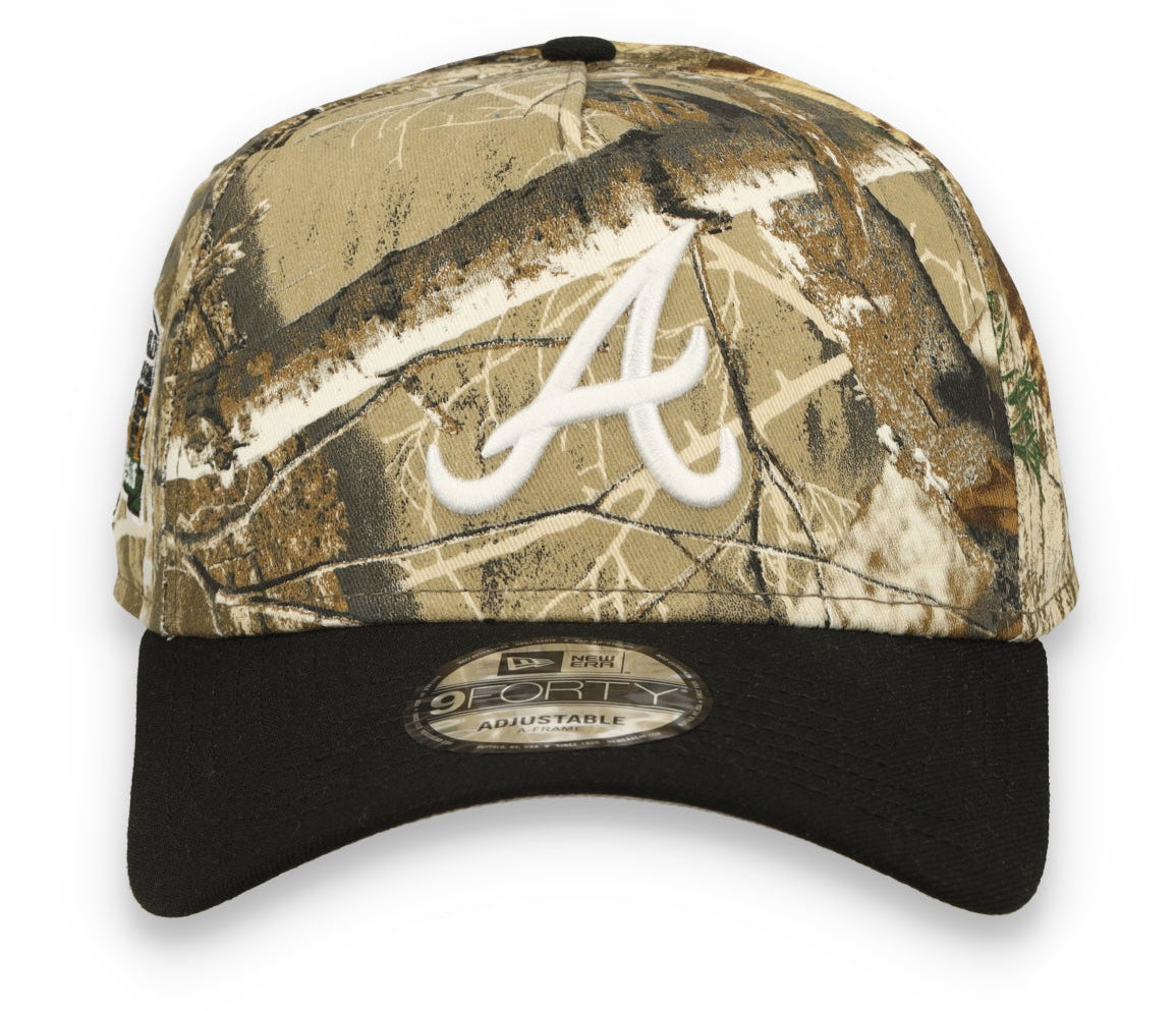 New Era Atlanta Braves Real Tree Camo 9FORTY A-Frame Snapback Hat