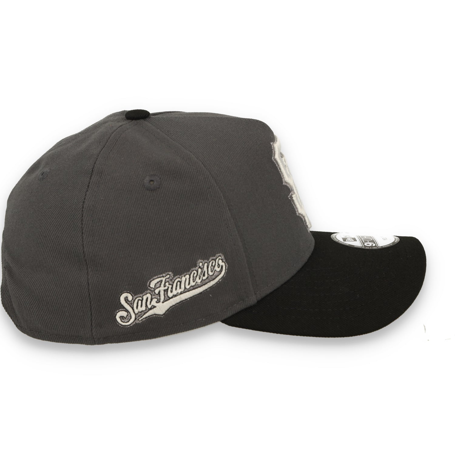 New Era Youth San Francisco Giants 9FORTY A-Frame Snapback Hat- Dark Graphite