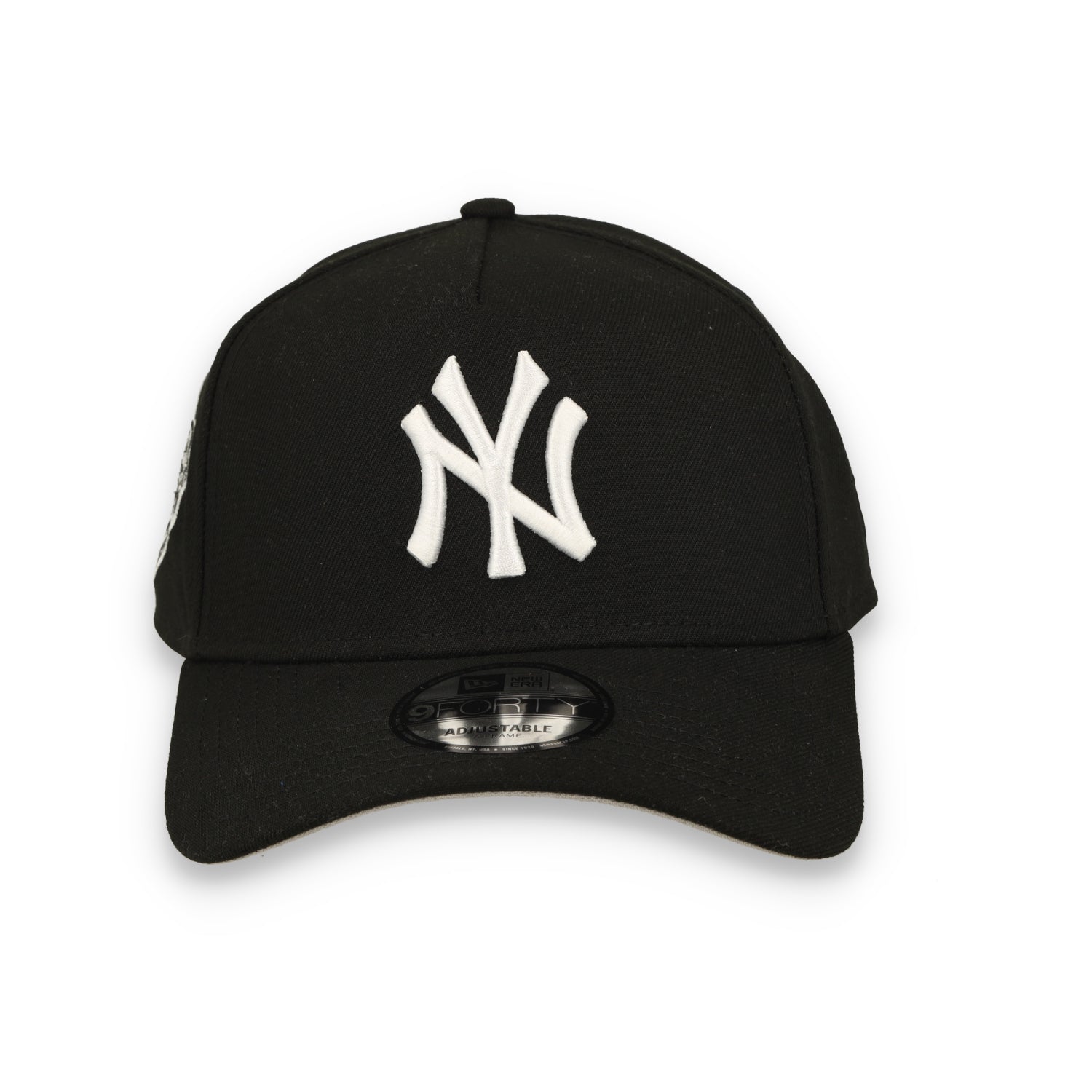 New Era New York Yankees 1999 World Series Side Patch A Frame 9FORTY Adjustable Hat-Black/White