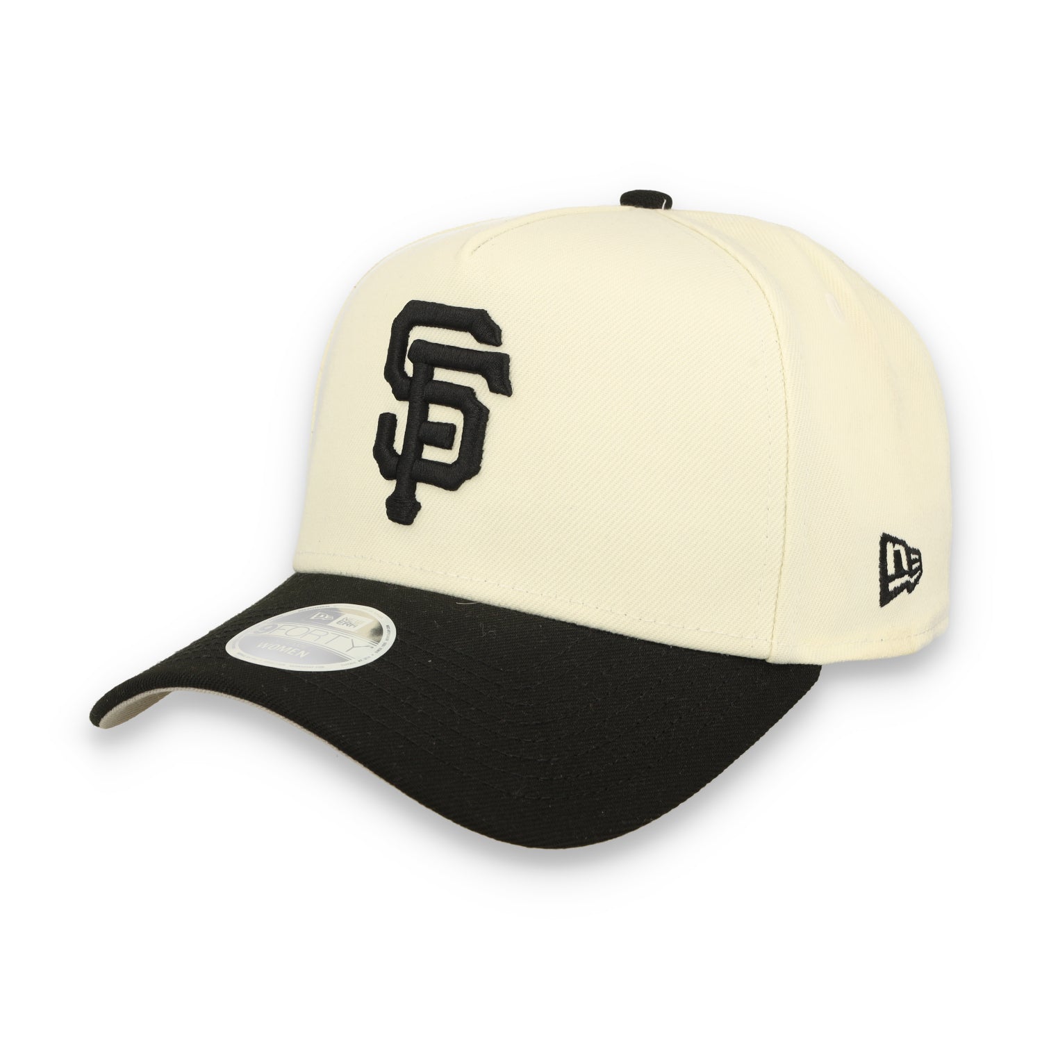 New Era San Francisco Giants 9FORTY A-Frame Snapback Hat-Chrome White