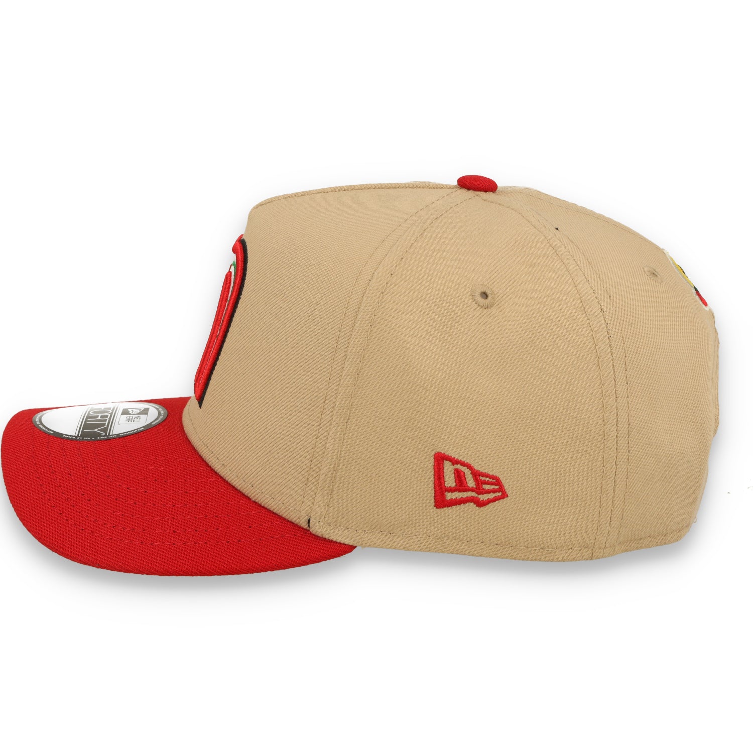 New Era Mexico WBC 9FORTY A-Frame Snapback Hat-Khaki