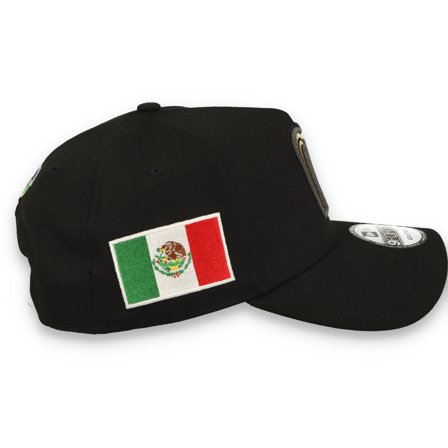 New Era Mexico WBC 9FORTY A-Frame Snapback Hat-Black/Gold