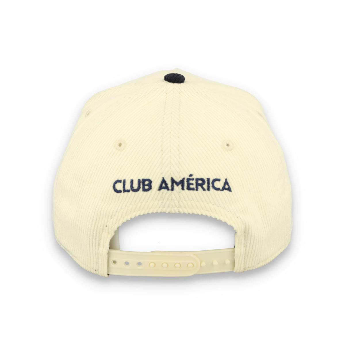 New Era Club America Corduroy 9Forty Adjustable Hat-Chrome/Navy