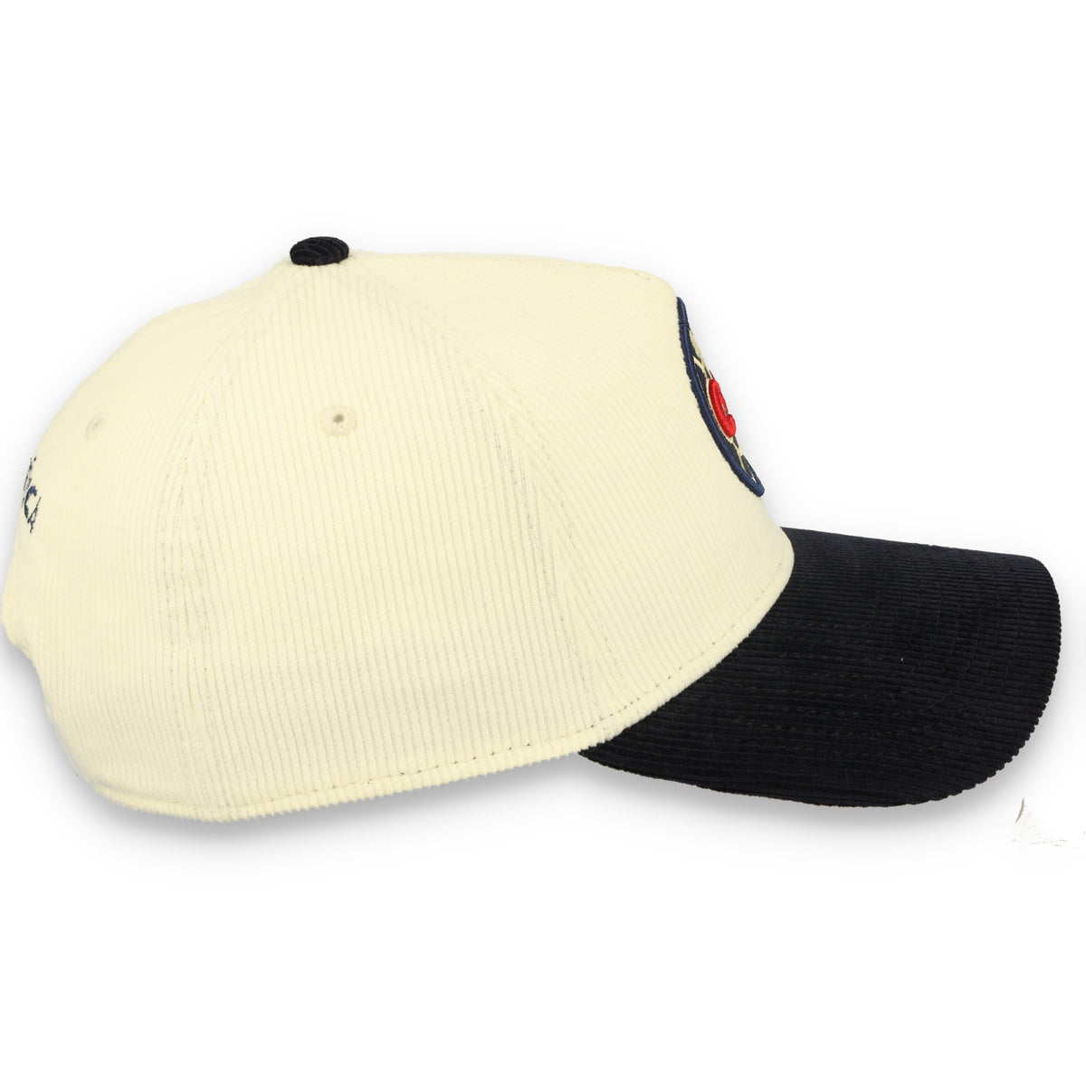 New Era Club America Corduroy 9Forty Adjustable Hat-Chrome/Navy