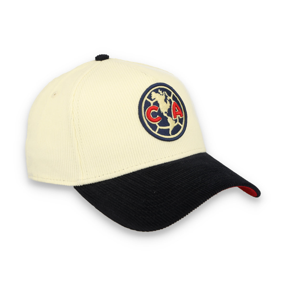 New Era Club America Corduroy 9Forty Adjustable Hat-Chrome/Navy