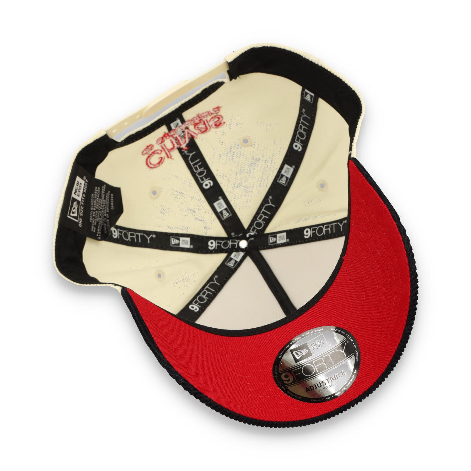 New Era C.D Guadalajara Corduroy 9Forty Adjustable Hat - Chrome/Navy