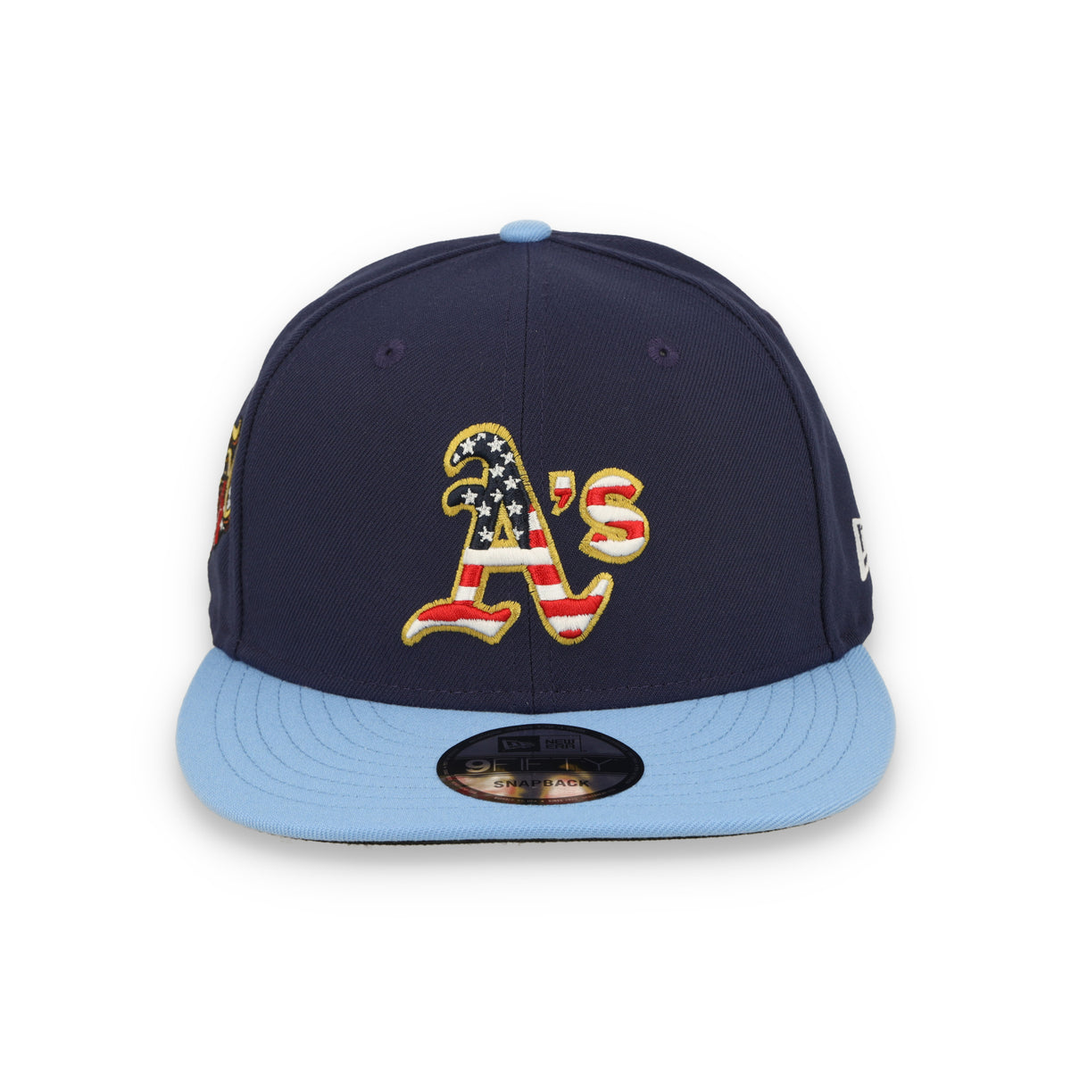 New Era Oakland Athletics Independence Day "250th Anniversary" Side Patch 9FIFTY Snapback Hat