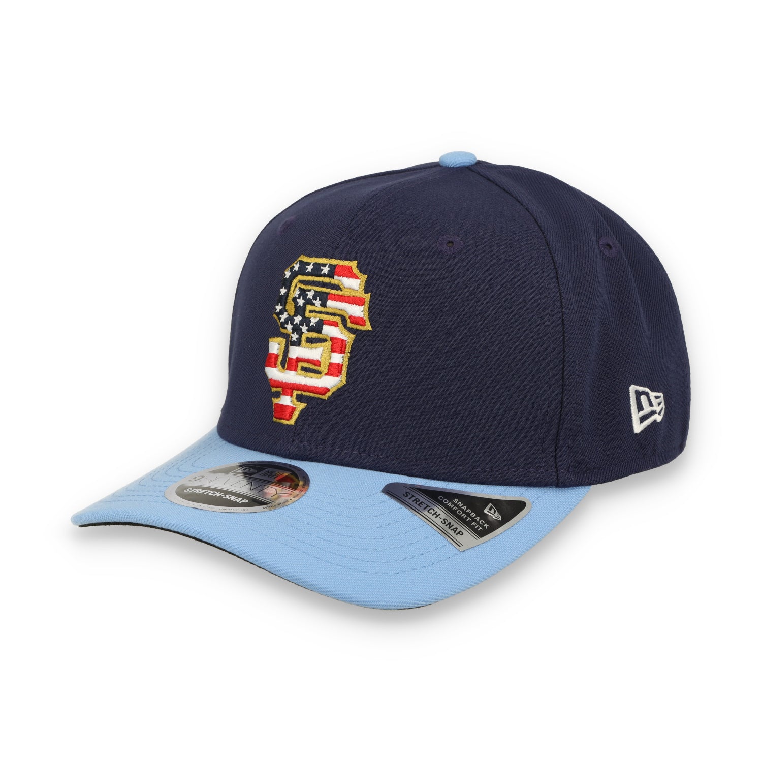 New Era San Francisco Giants Independence Day "250th Anniversary" Side Patch 9Seventy Snapback Hat