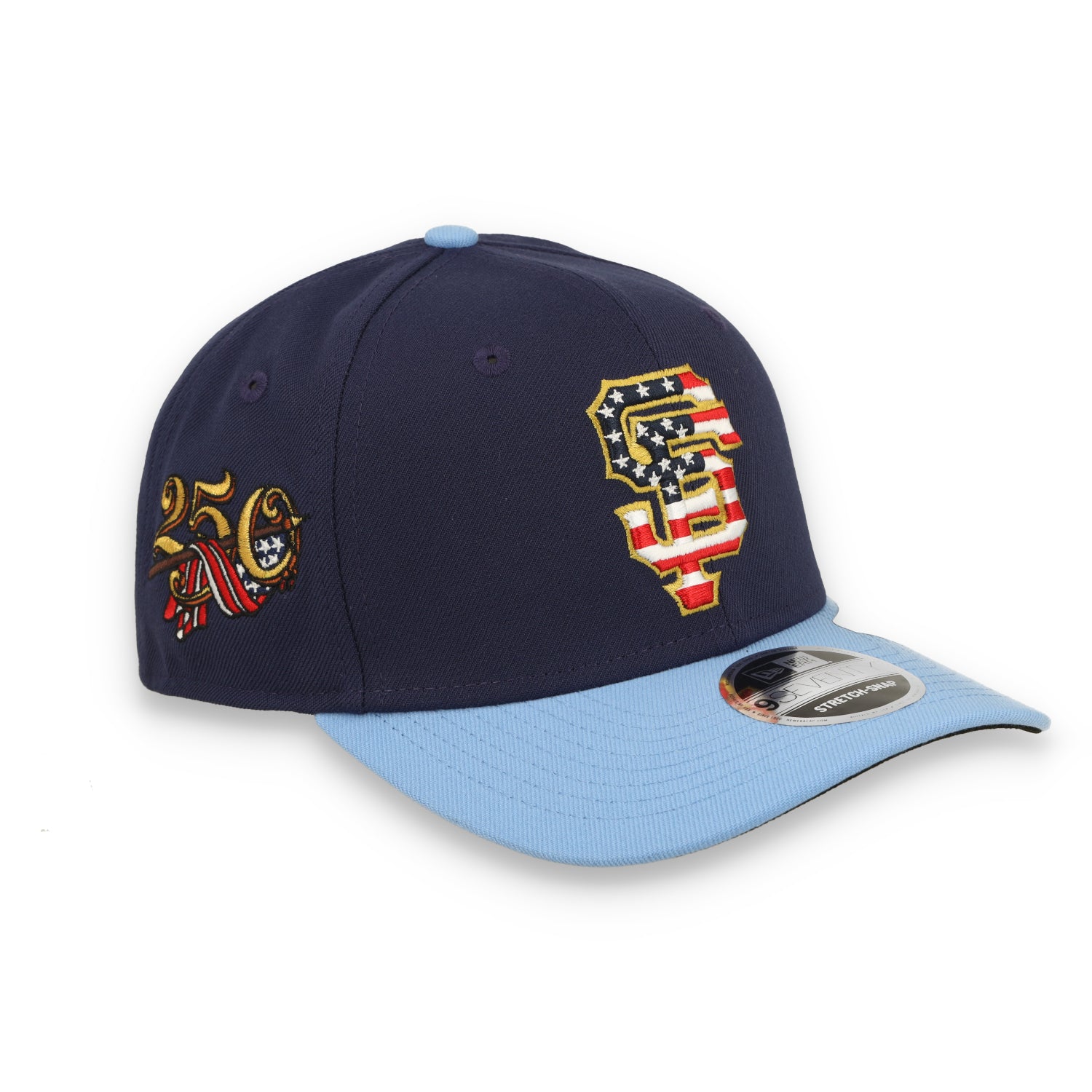 New Era San Francisco Giants Independence Day "250th Anniversary" Side Patch 9Seventy Snapback Hat