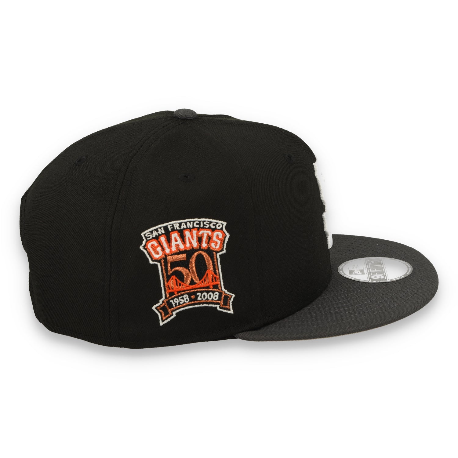 New Era San Francisco Giants 9Fifty Snapback 50Years Side Patch - Black/Grey