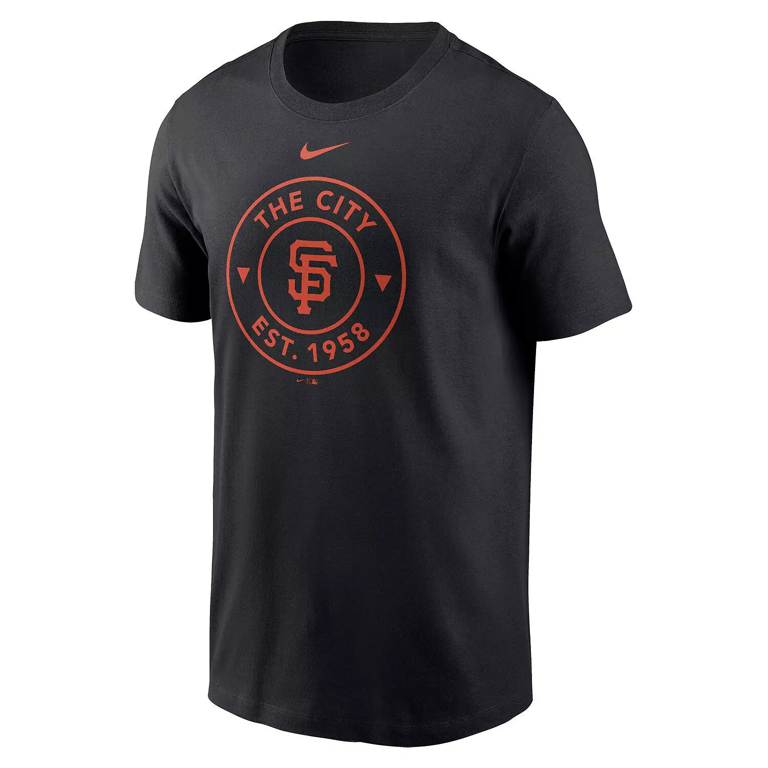 Nike San Francisco Giants The City Est 1958 Performance T-Shirt - Black