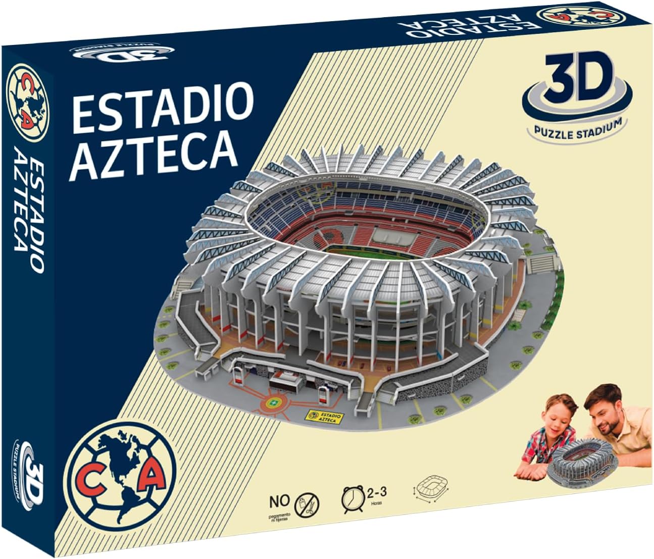 Club America Estadio Azteca Soccer Stadium 3D Puzzle