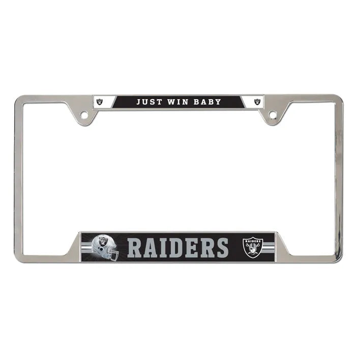 Las Vegas Raiders Metal License Plate Frame