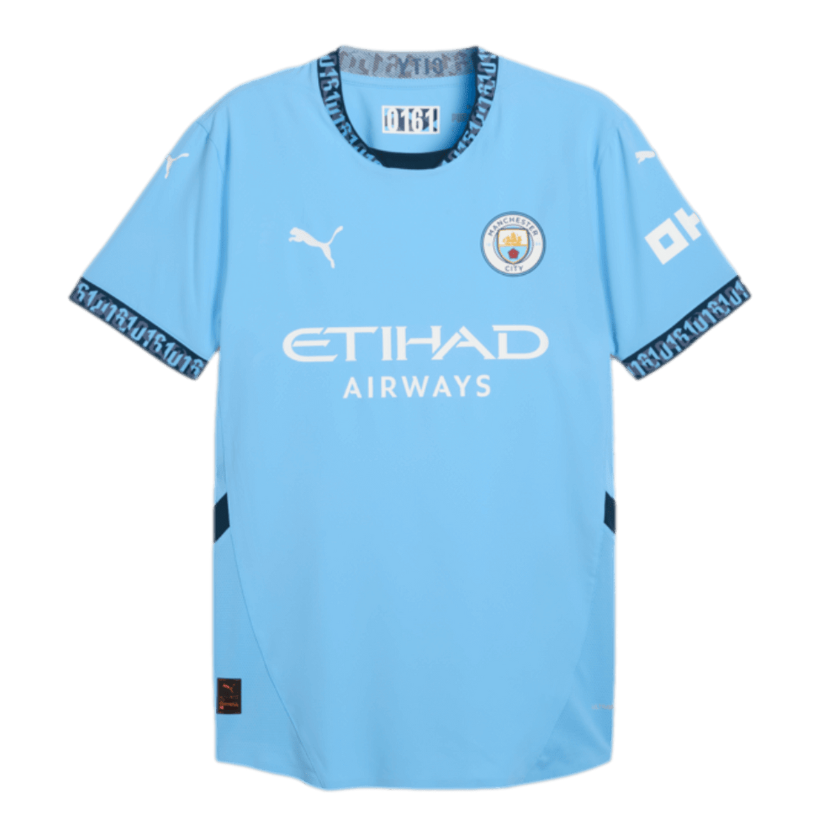 Puma Men's Manchester City Authentic Home Jersey 24/25 — front view