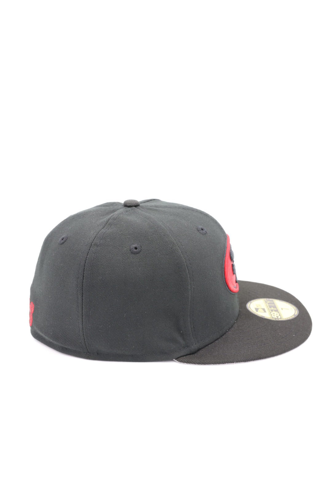 San Francisco 49ers New Era Alternate Logo Omaha 59FIFTY Fitted Hat - Black
