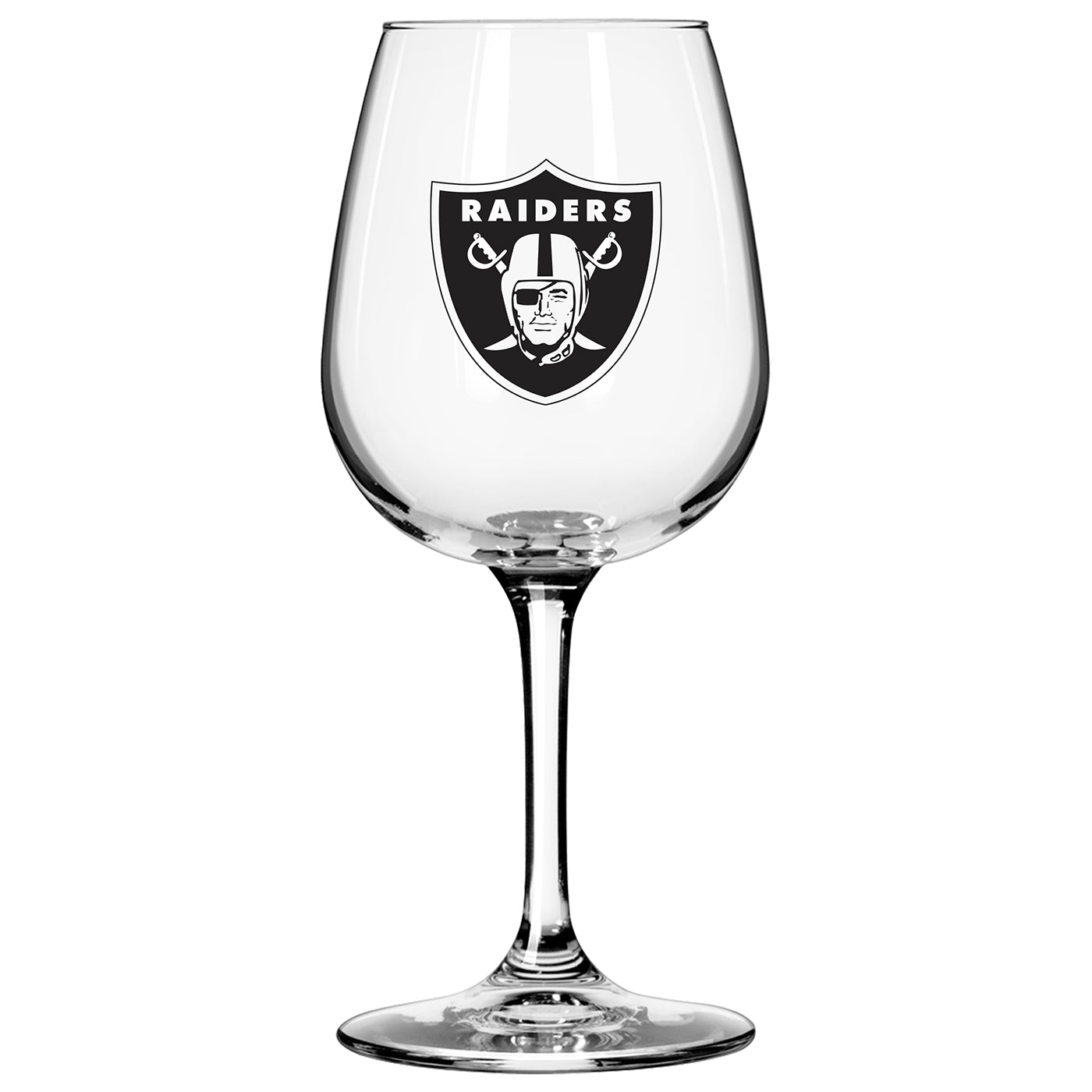 Logo Brands Las Vegas Raiders 12oz Game Day Wine Glass