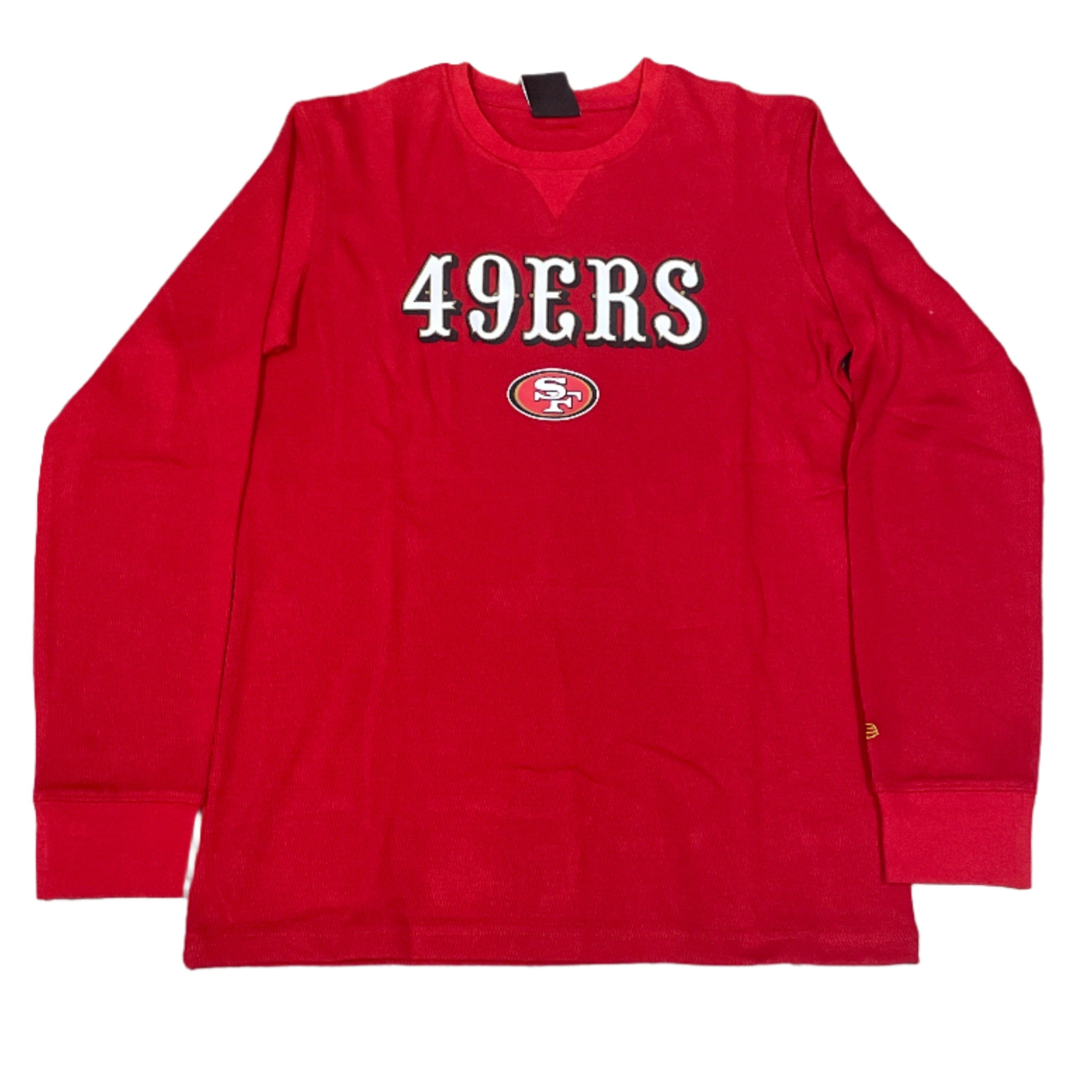 New Era Men's San Francisco 49ers Thermal Long Sleeve T-Shirt - Red