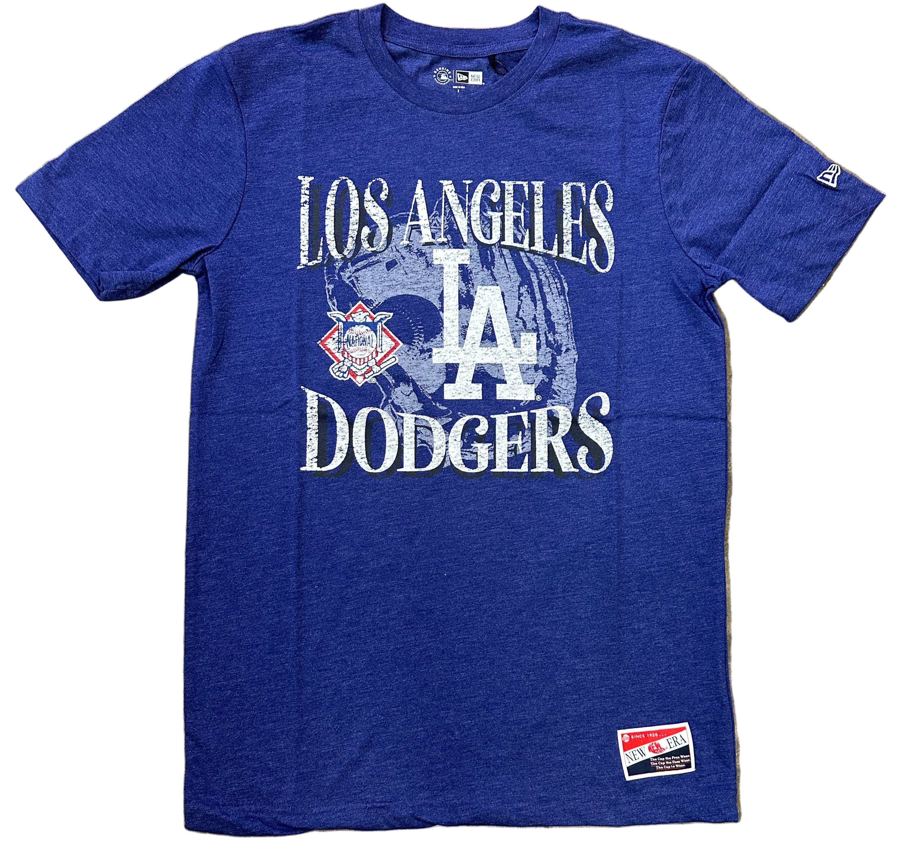 New Era Men's Los Angeles Dodgers Throwback  T-Shirt